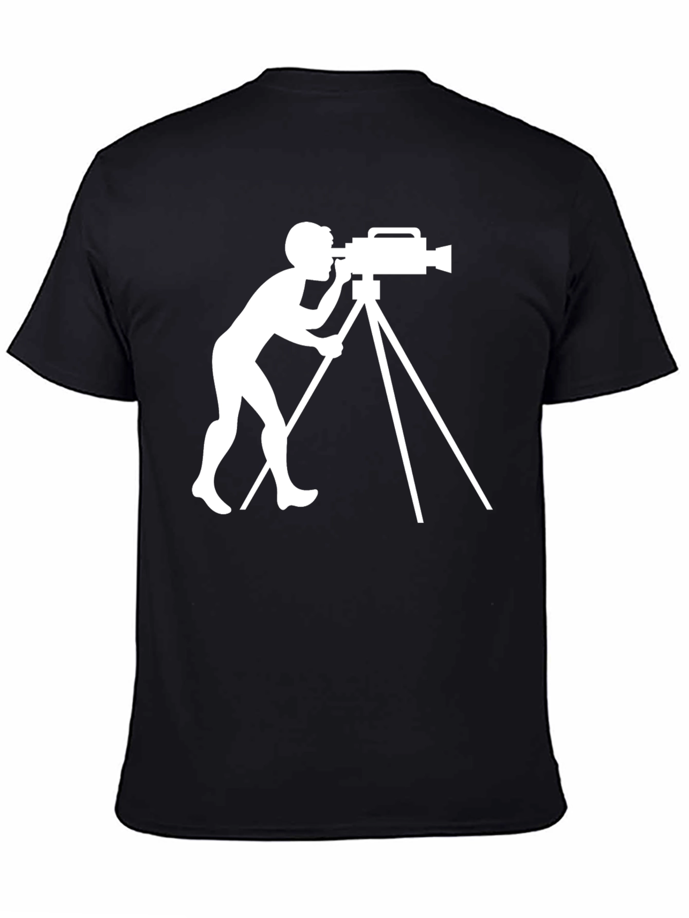 Retro Filmmaker T-Shirt - Classic Camera Design
