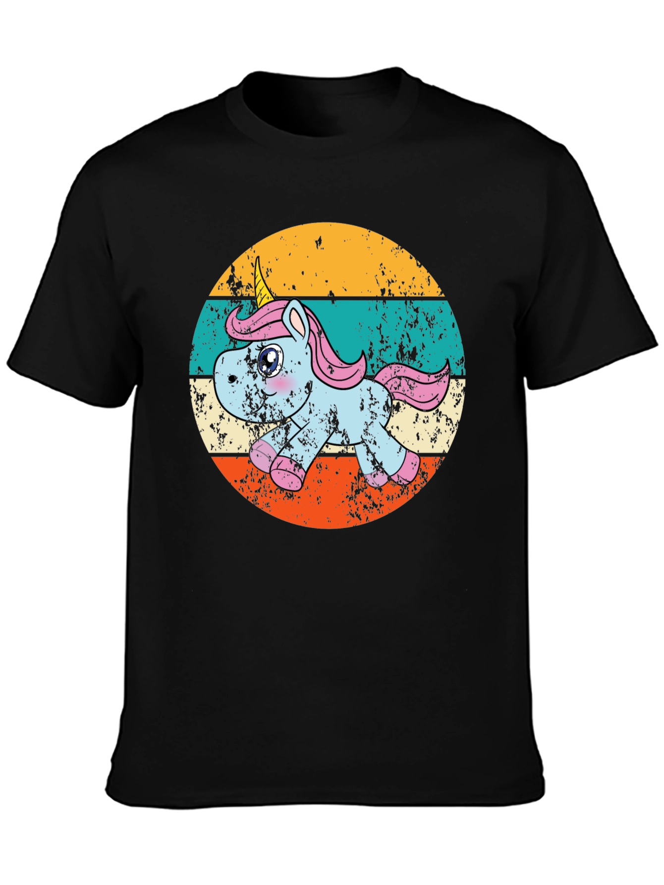 Retro Unicorn Graphic T-Shirt