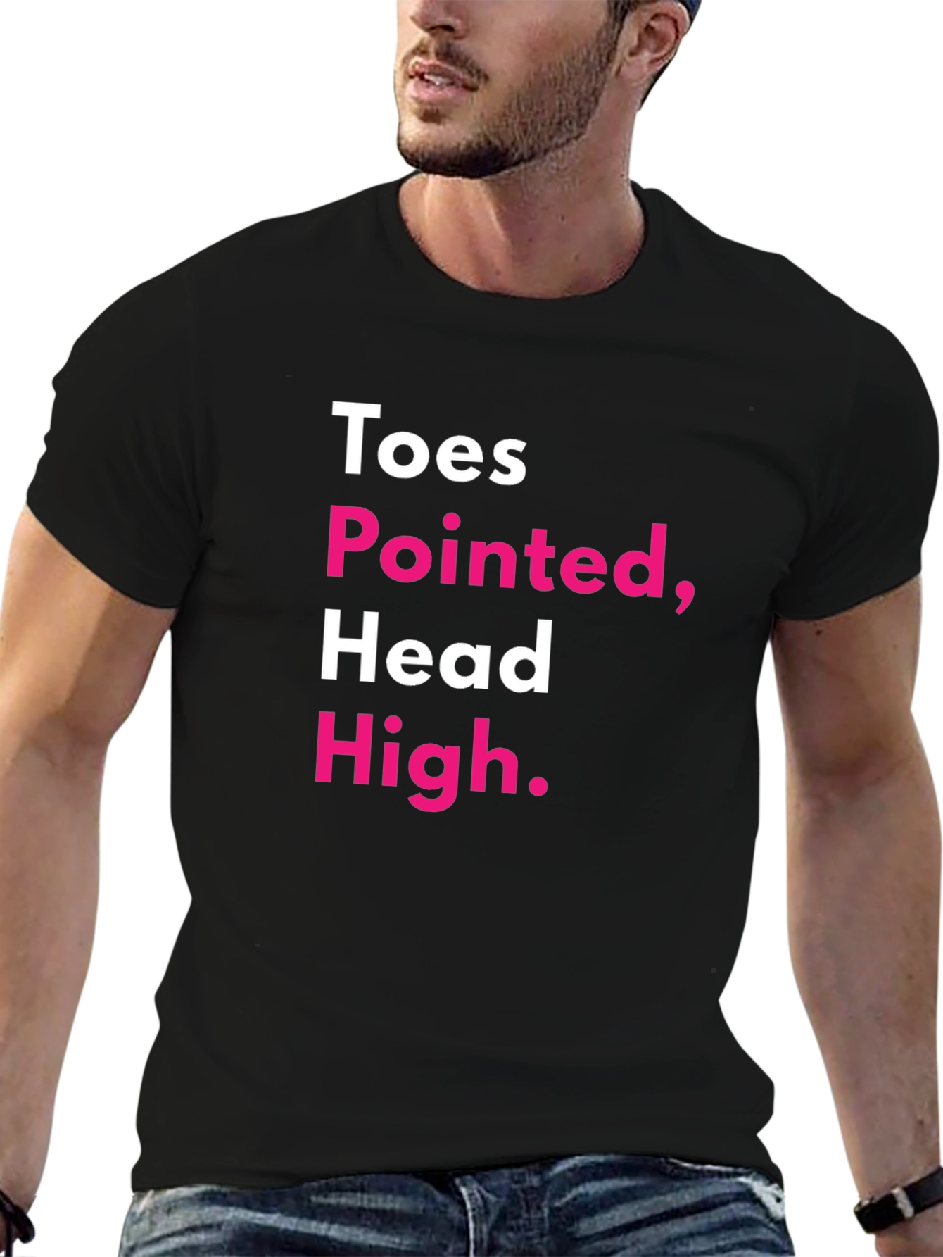 Toes Pointed Head High Graphic Tee