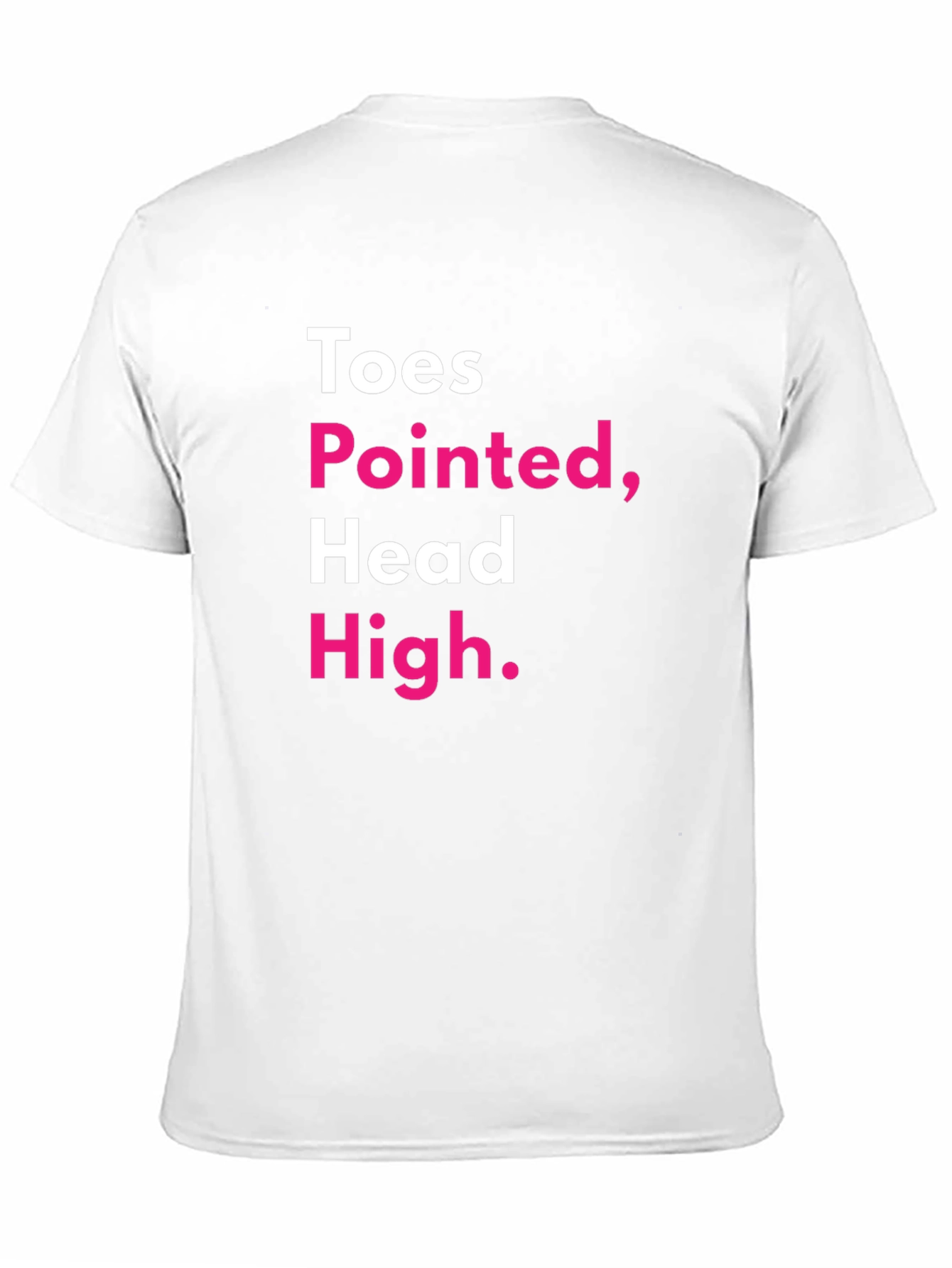 Toes Pointed Head High Graphic Tee