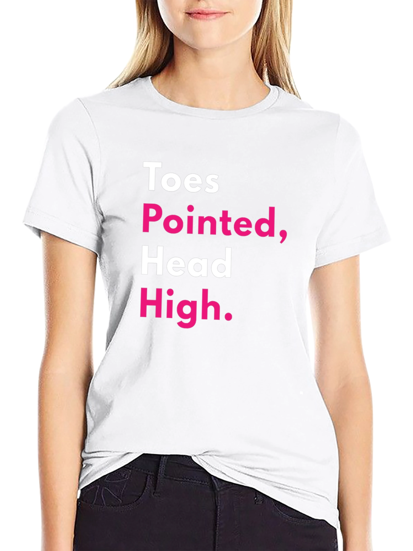 Toes Pointed Head High Graphic Tee