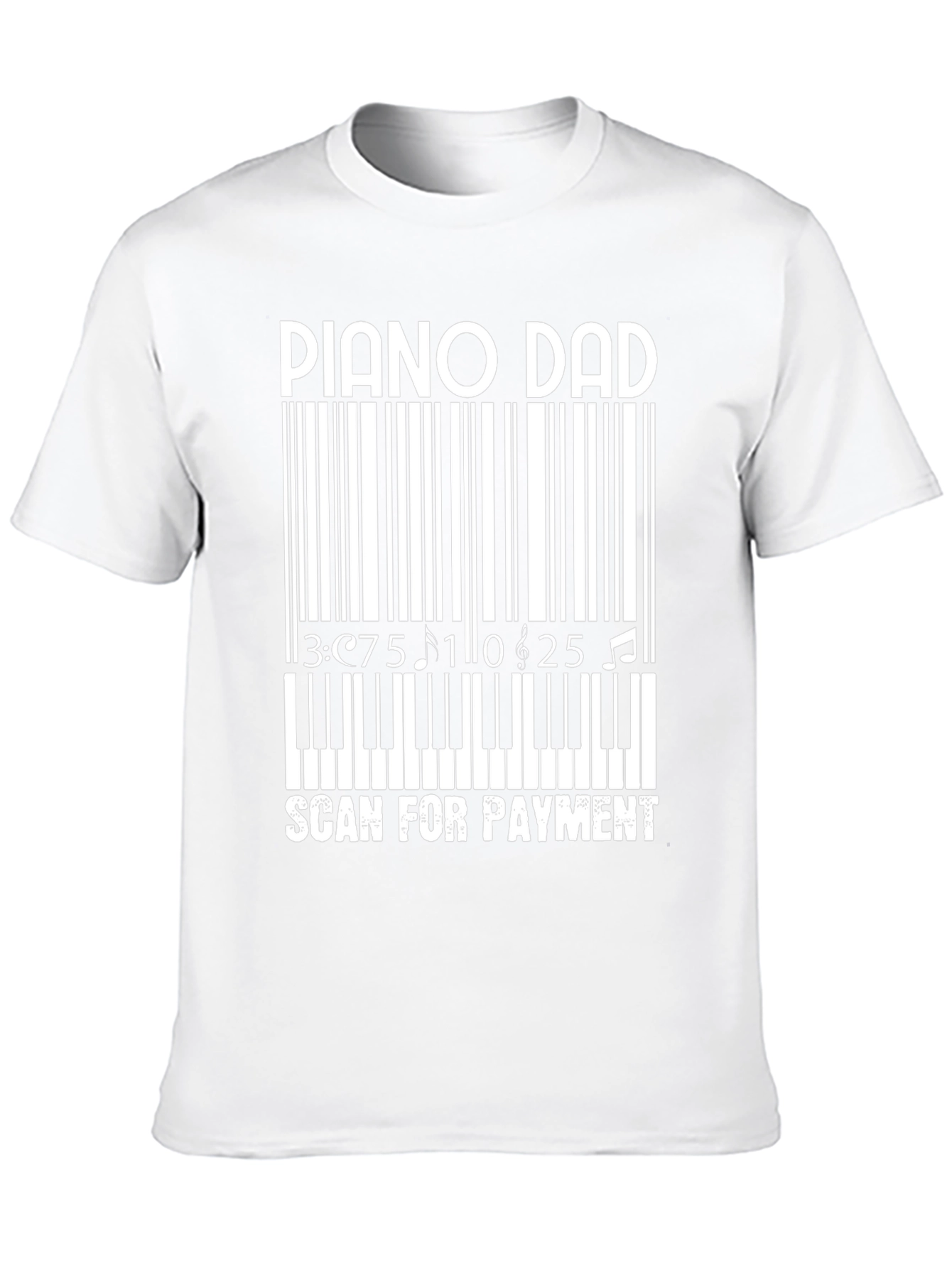 Piano Dad Scan for Payment Funny T-Shirt