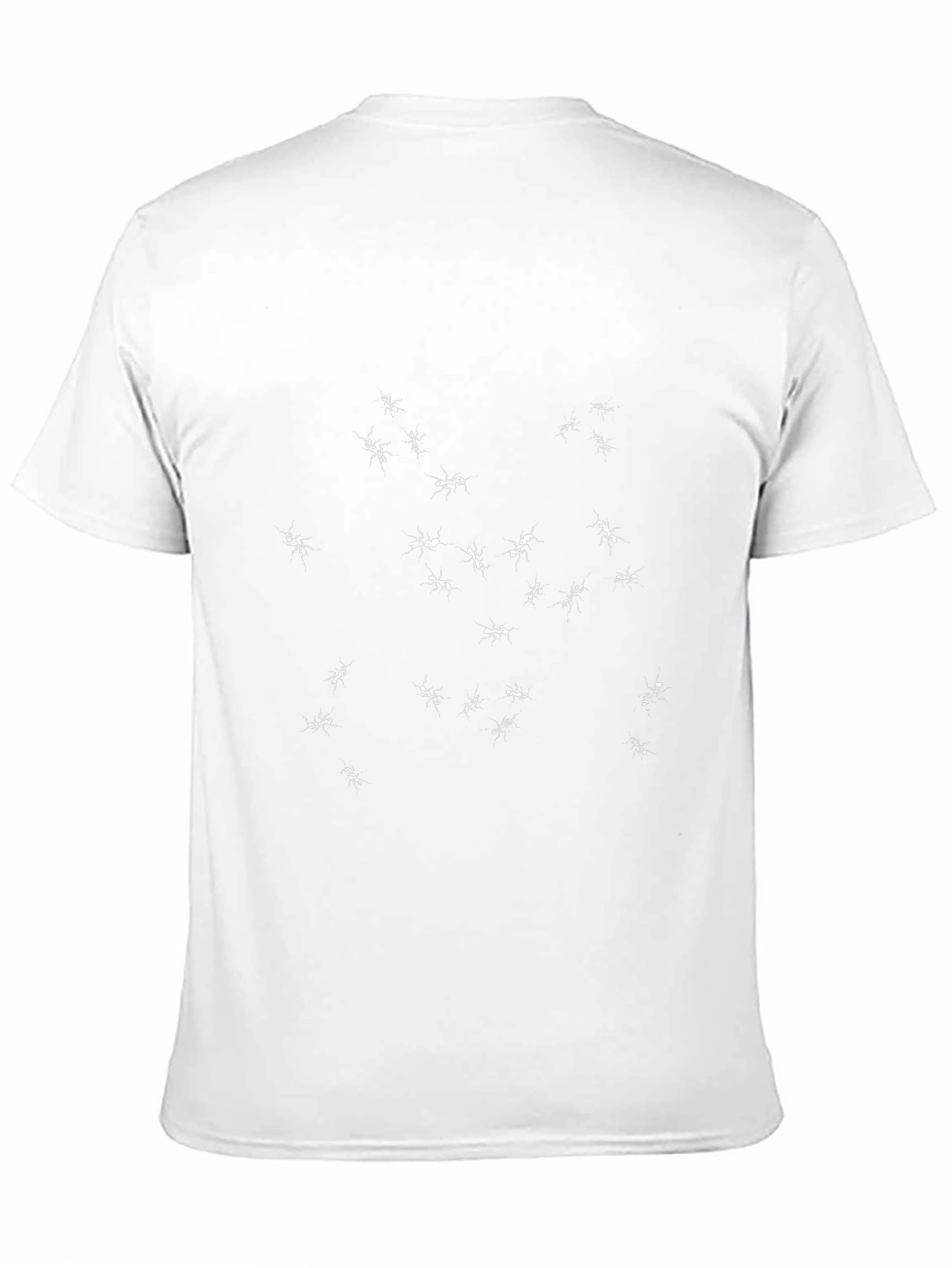 Ant Print Black T-Shirt | Casual Wear