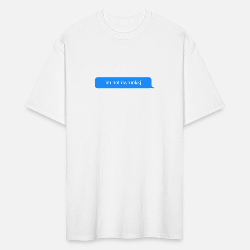 im not dwrunkkj, Blue chat bubble, text message