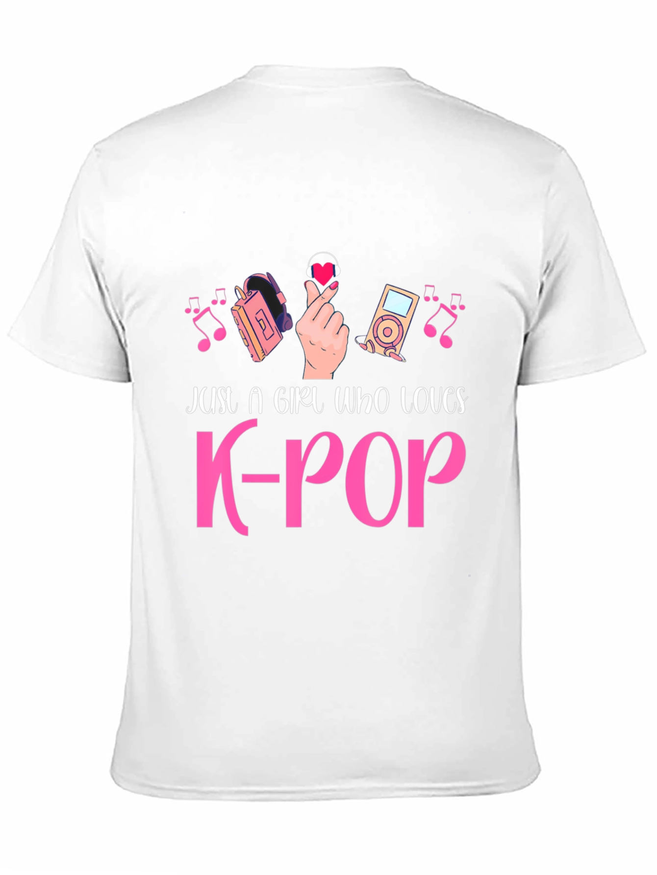 K-Pop Music Fan Black T-Shirt