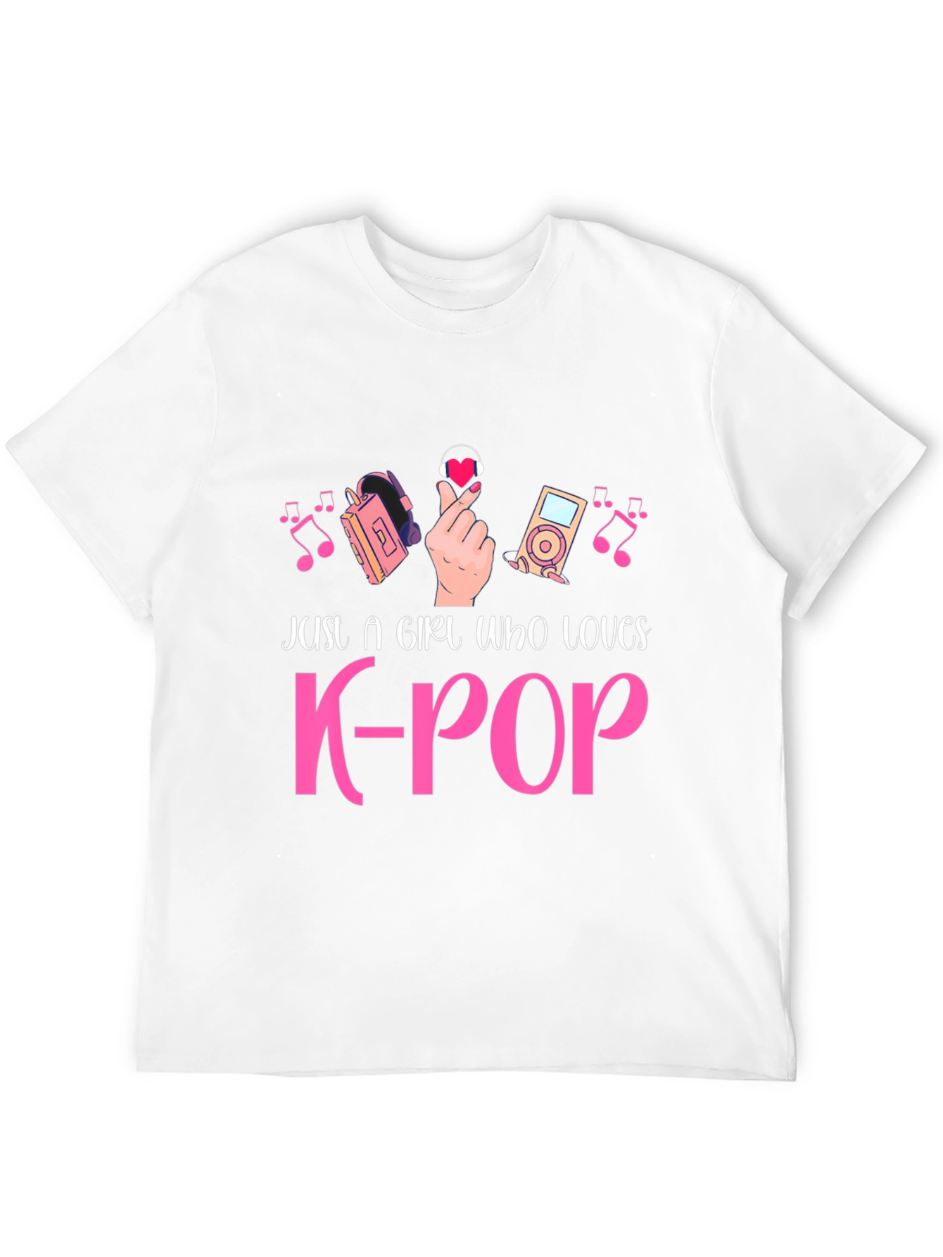 K-Pop Music Fan Black T-Shirt
