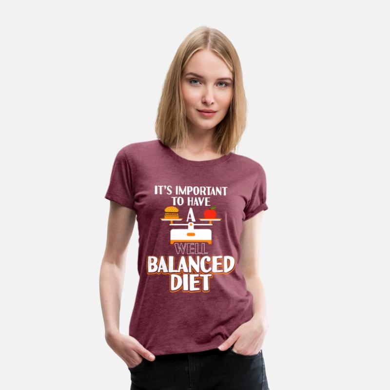 Important Balanced Diet Burger And Fruits