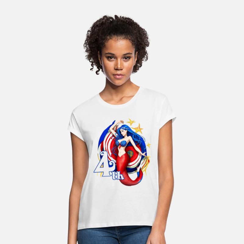 Independence day 4th july mermaid