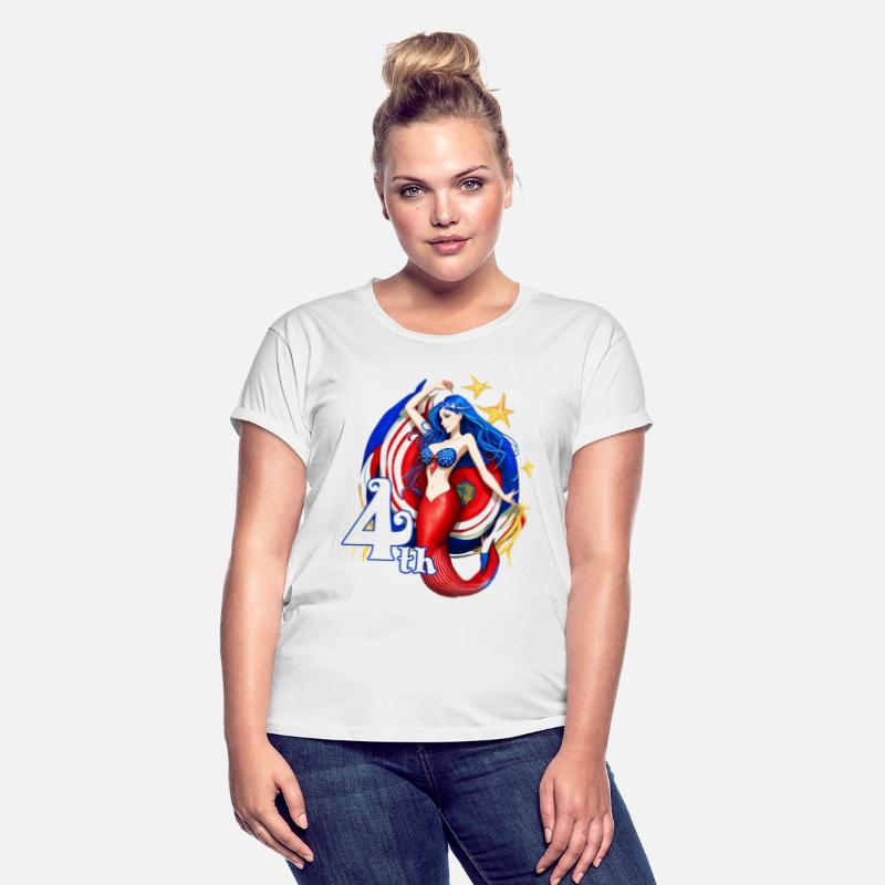 Independence day 4th july mermaid