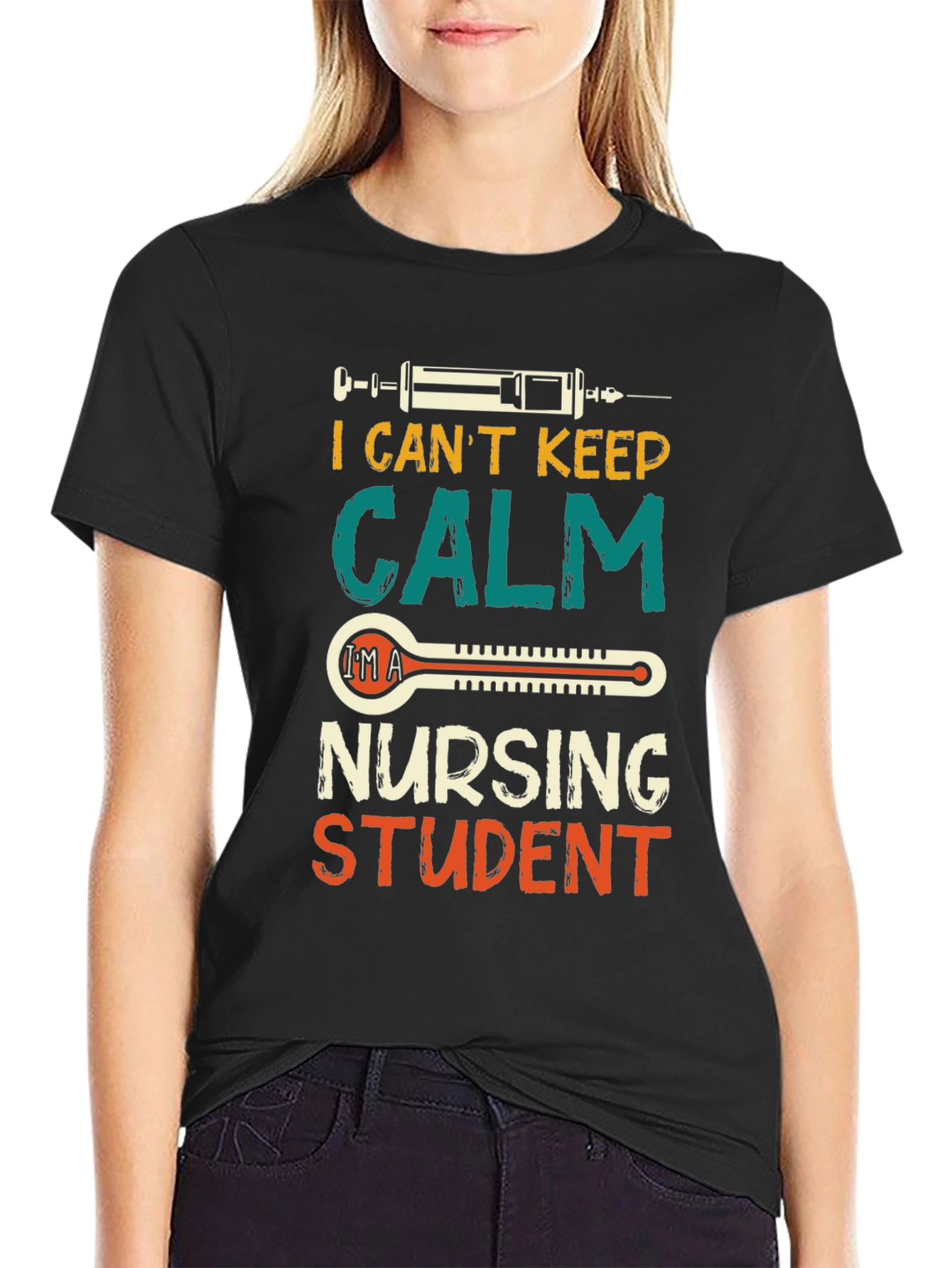 I Cant Keep Calm Nursing Student Graphic Tee