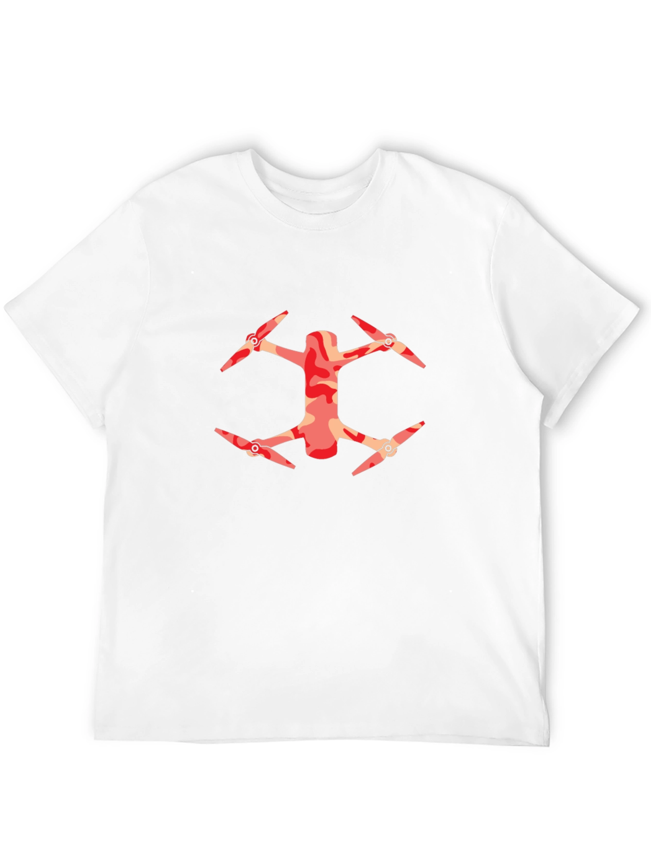 Drone Camo Graphic Black T-Shirt