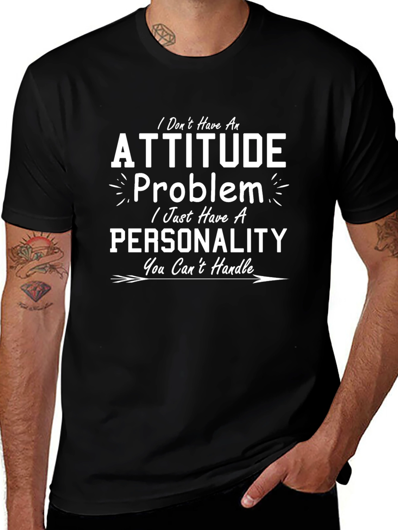 Attitude Problem Funny Graphic T-Shirt