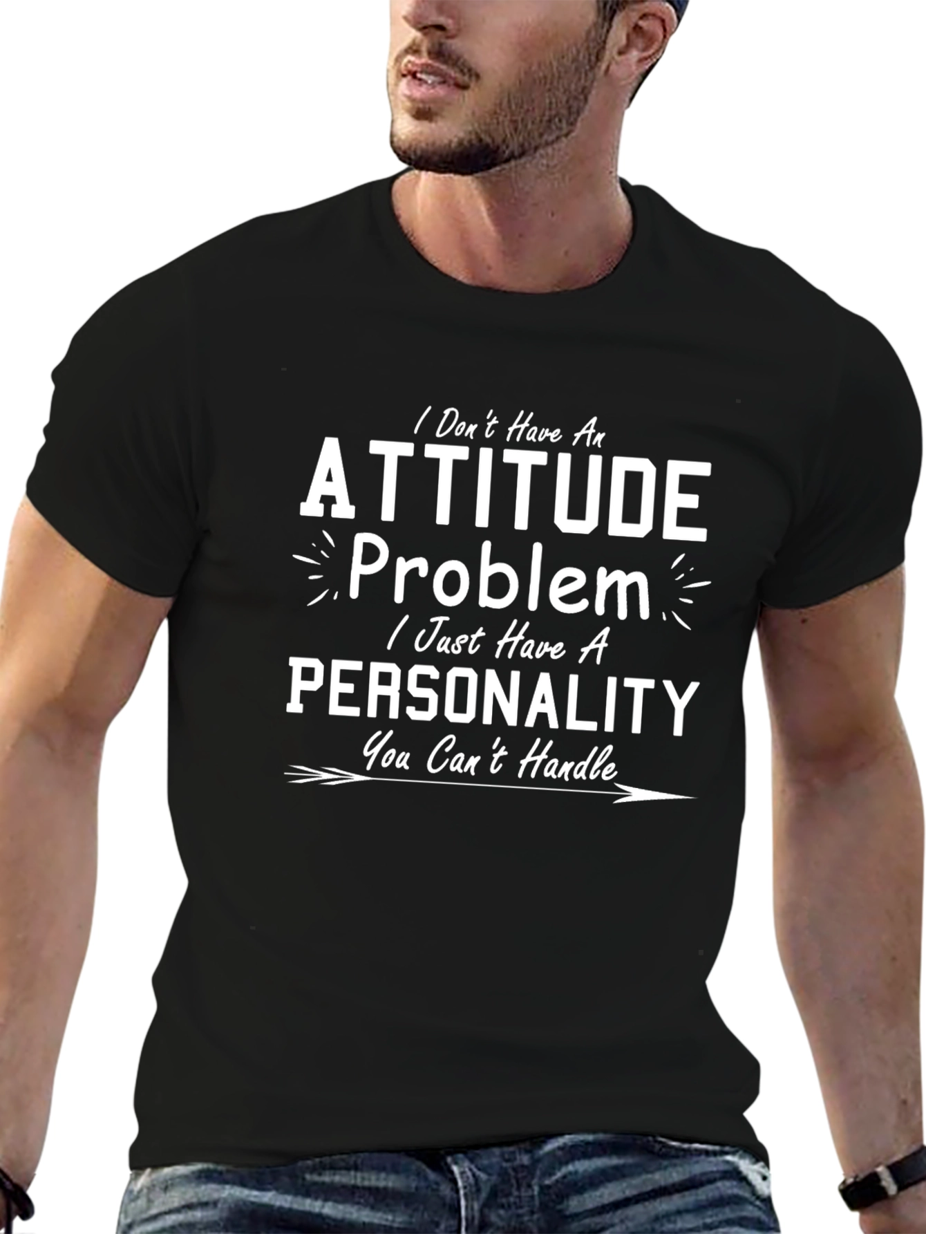 Attitude Problem Funny Graphic T-Shirt