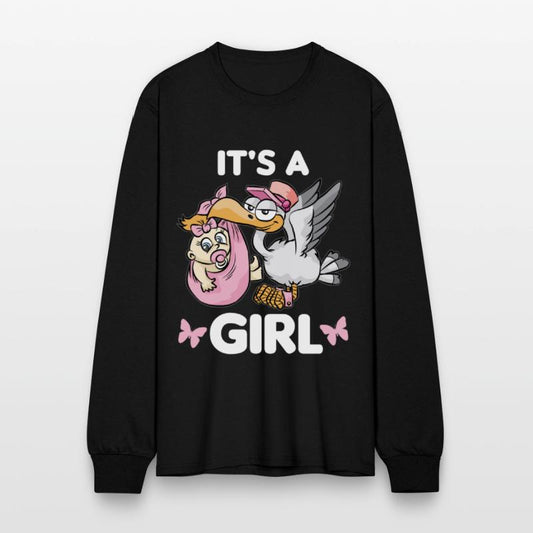 IT S A GIRL Stork Baby Binkie Birth Daughter Love