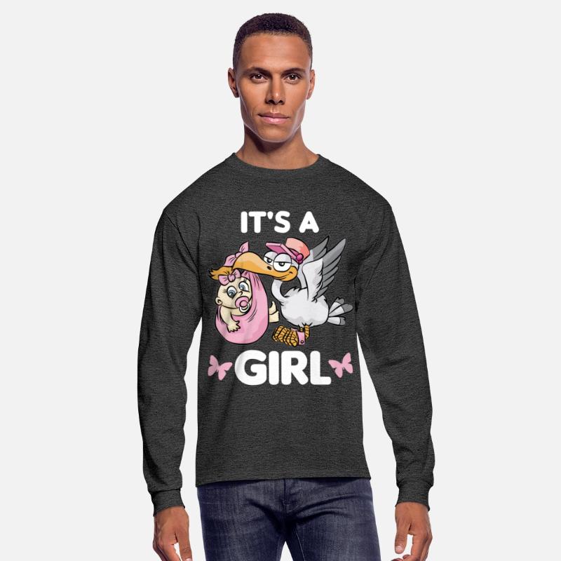 IT S A GIRL Stork Baby Binkie Birth Daughter Love