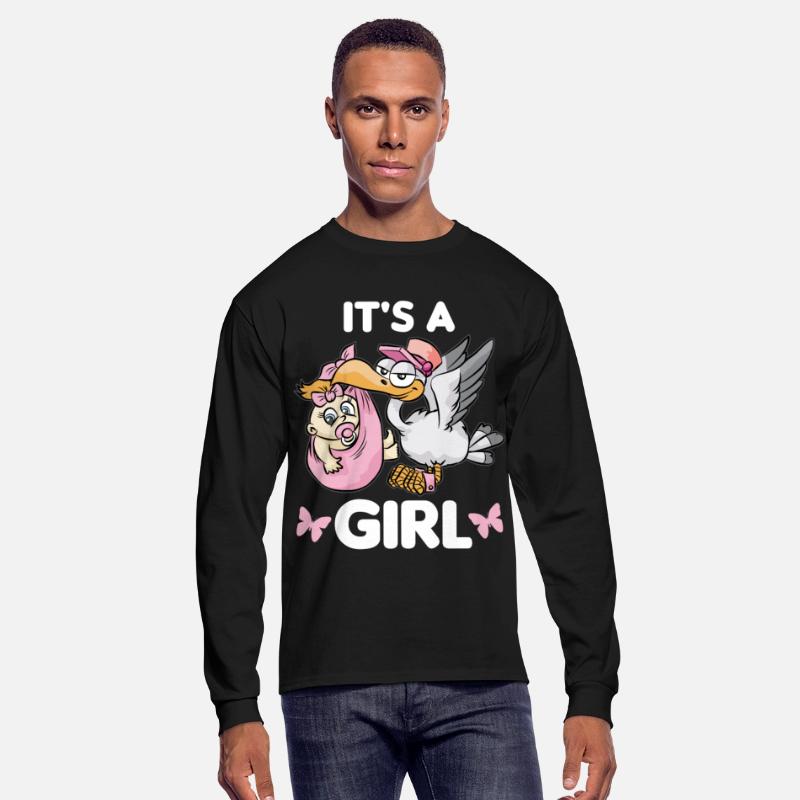 IT S A GIRL Stork Baby Binkie Birth Daughter Love