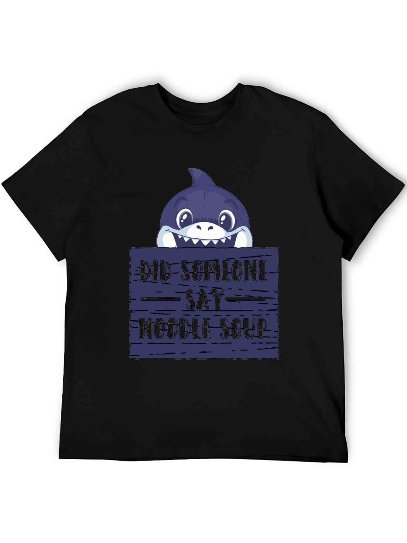 Noodle Soup Shark T-Shirt - Funny Graphic Tee