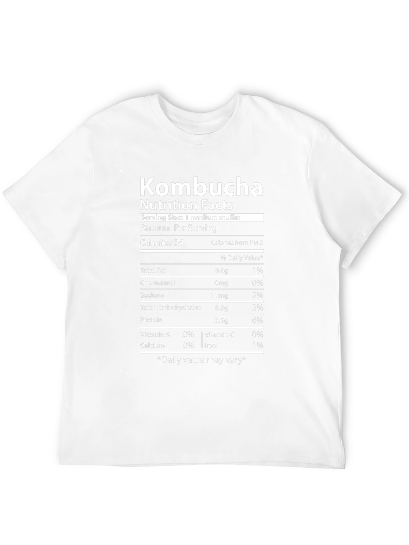 Kombucha Nutrition Facts T-Shirt