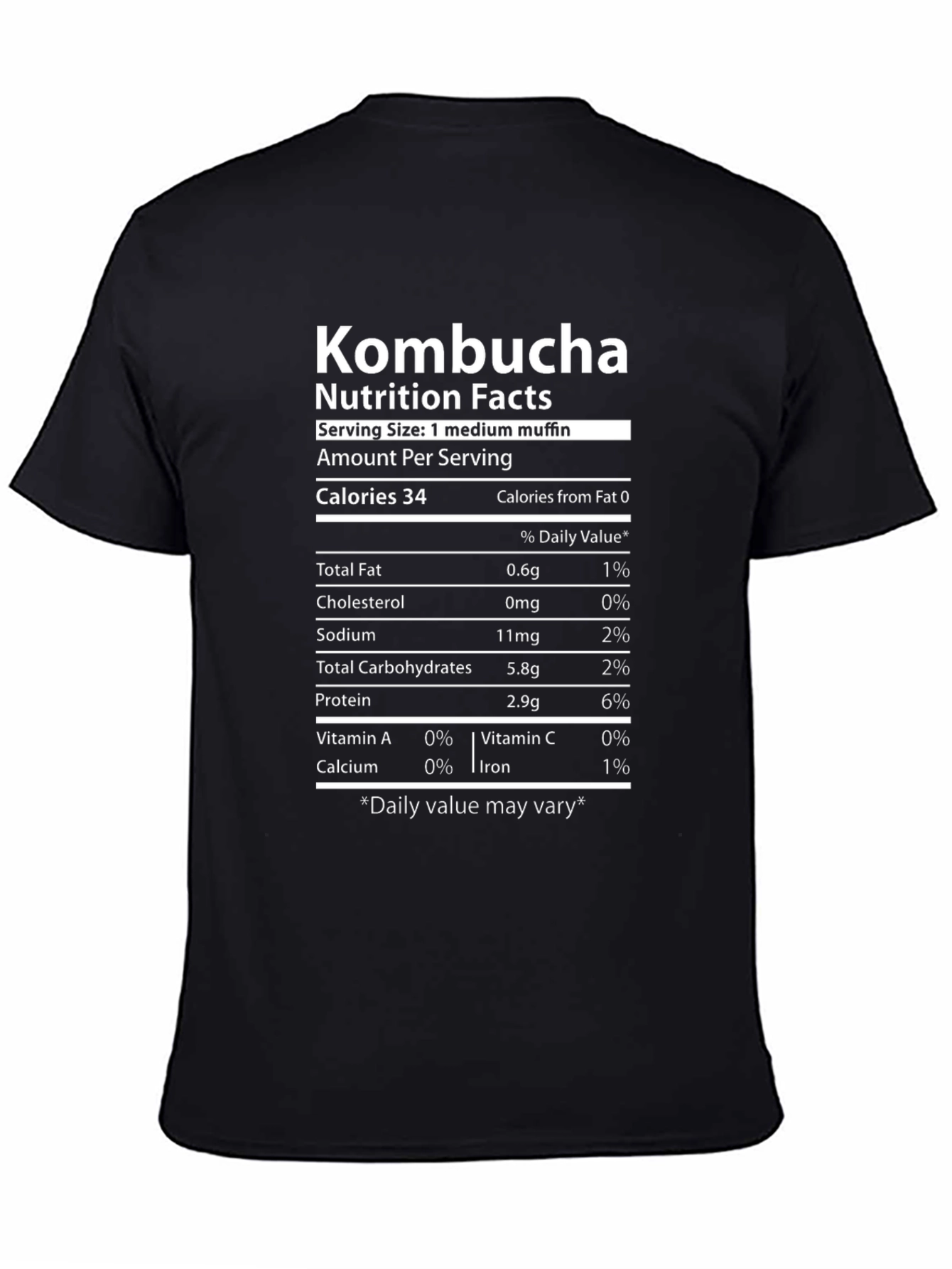 Kombucha Nutrition Facts T-Shirt
