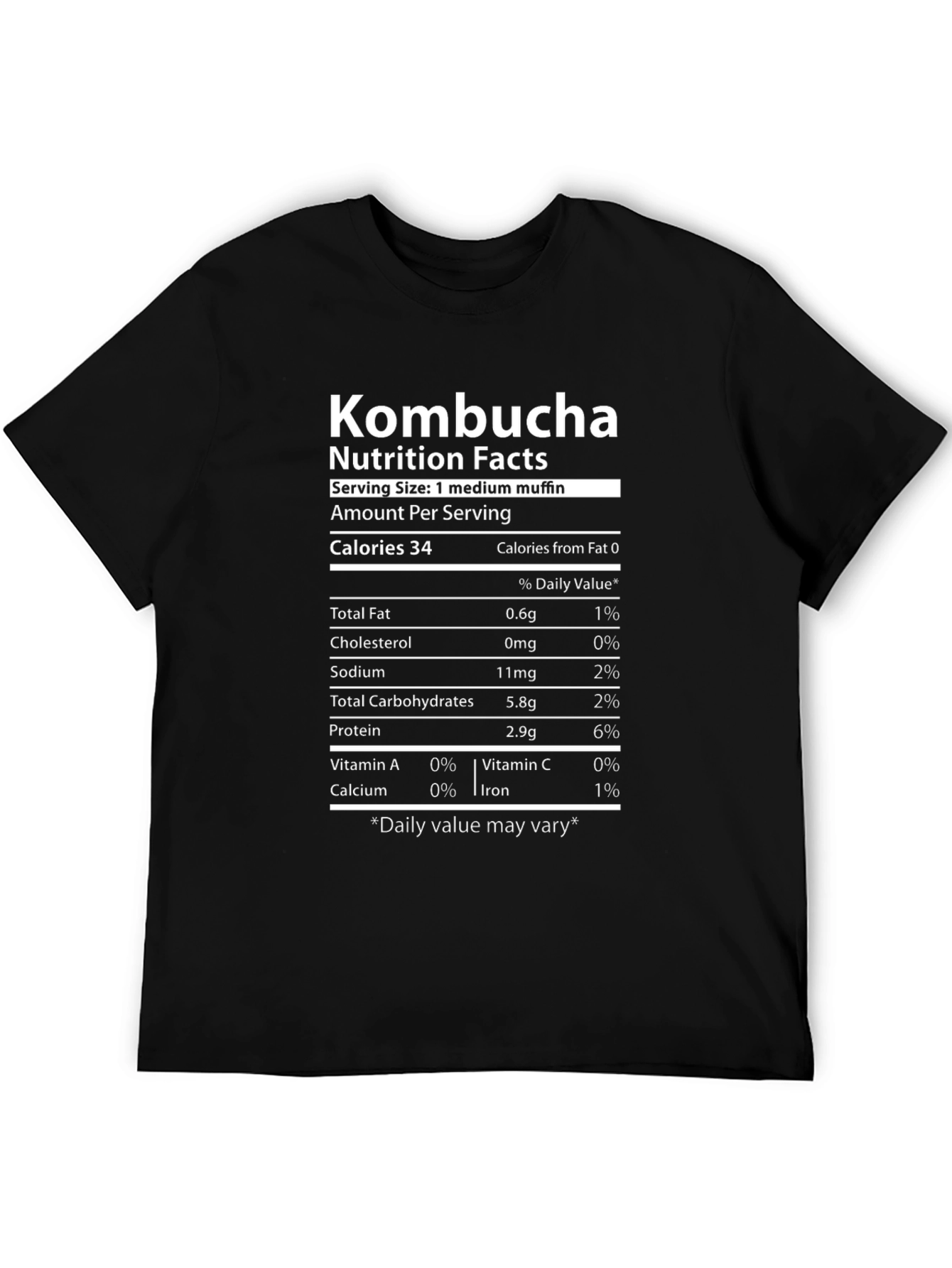 Kombucha Nutrition Facts T-Shirt