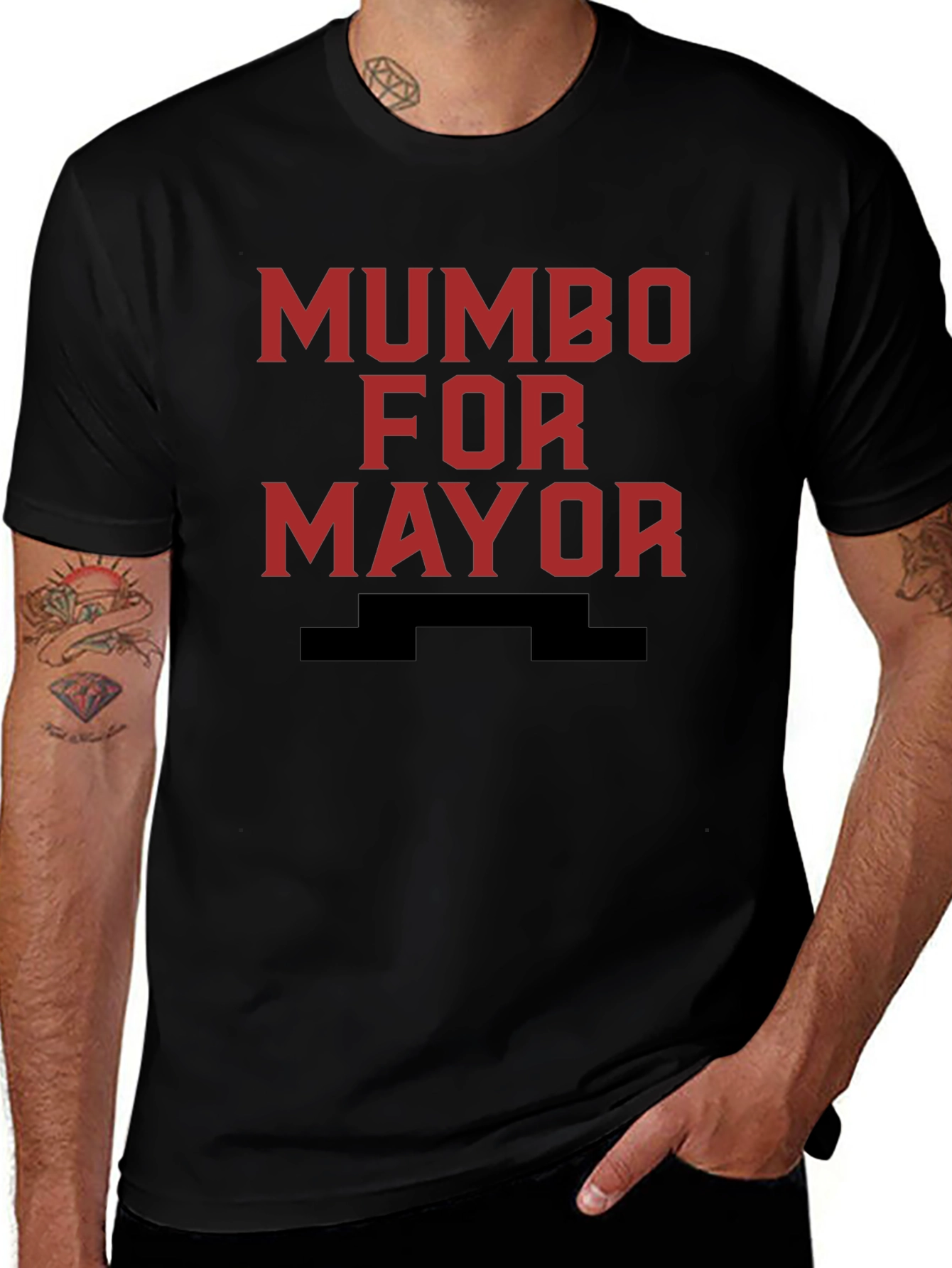 Mumbo for Mayor Graphic Tee - Black