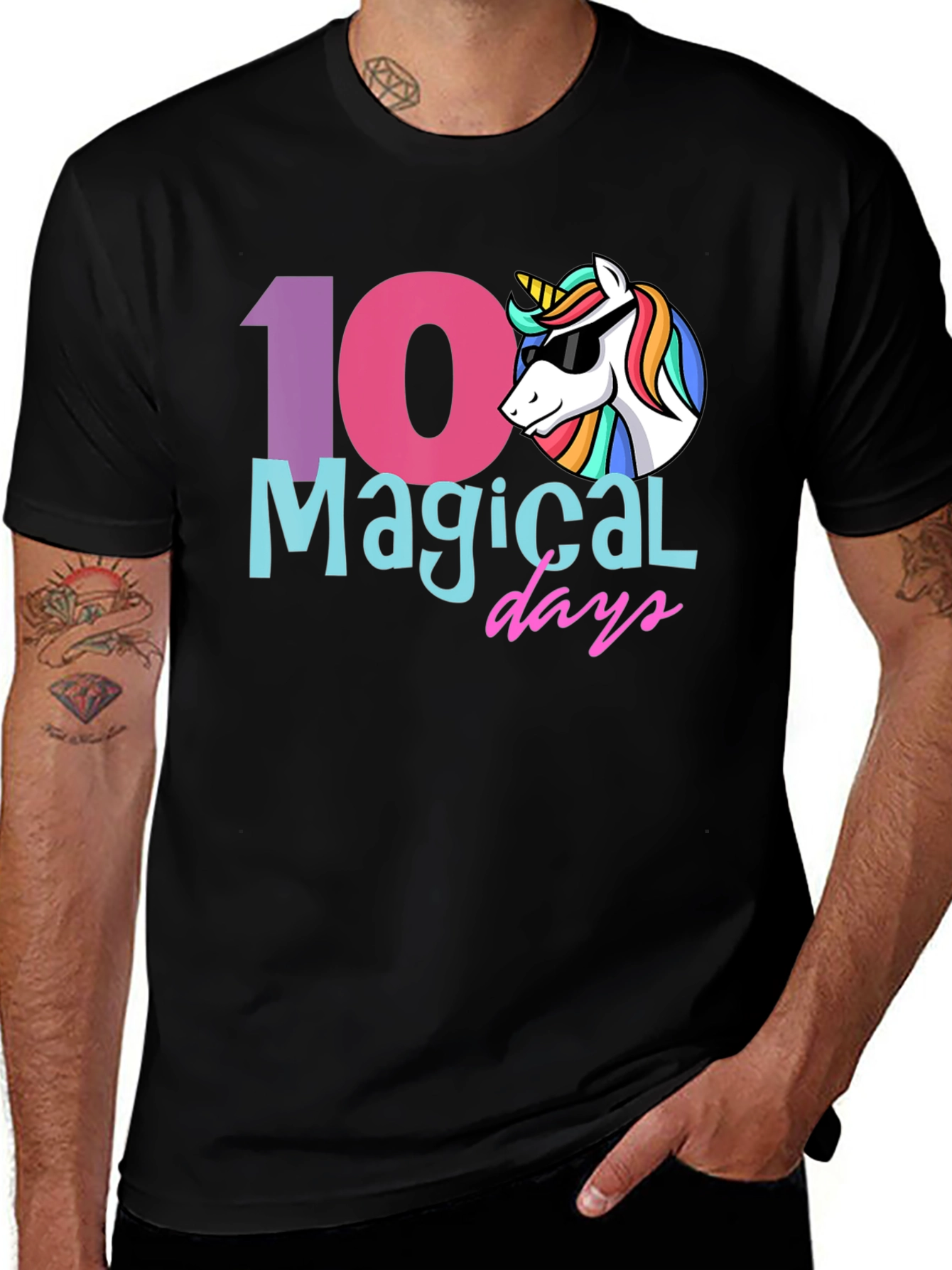 100 Magical Days Unicorn T-Shirt