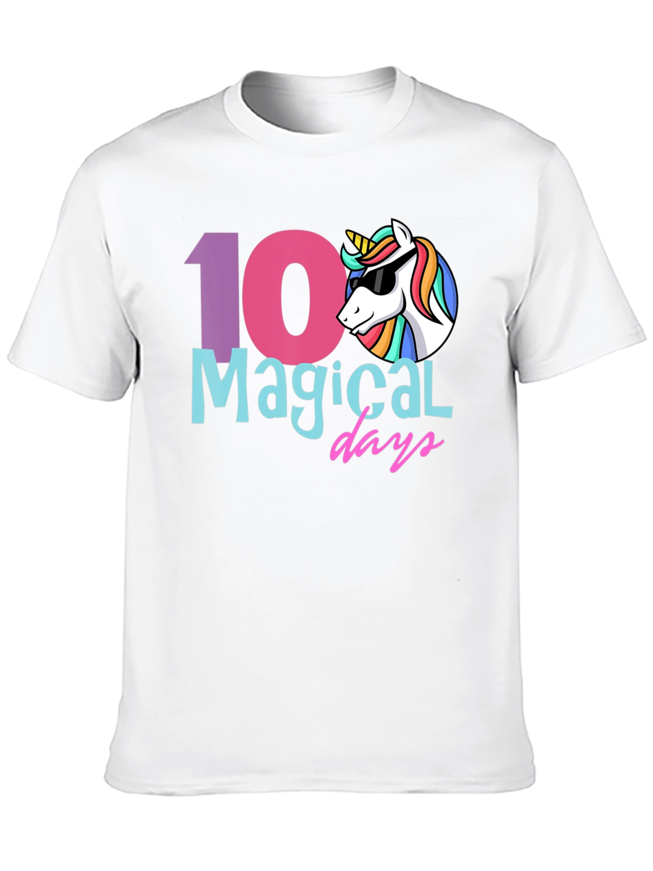 100 Magical Days Unicorn T-Shirt