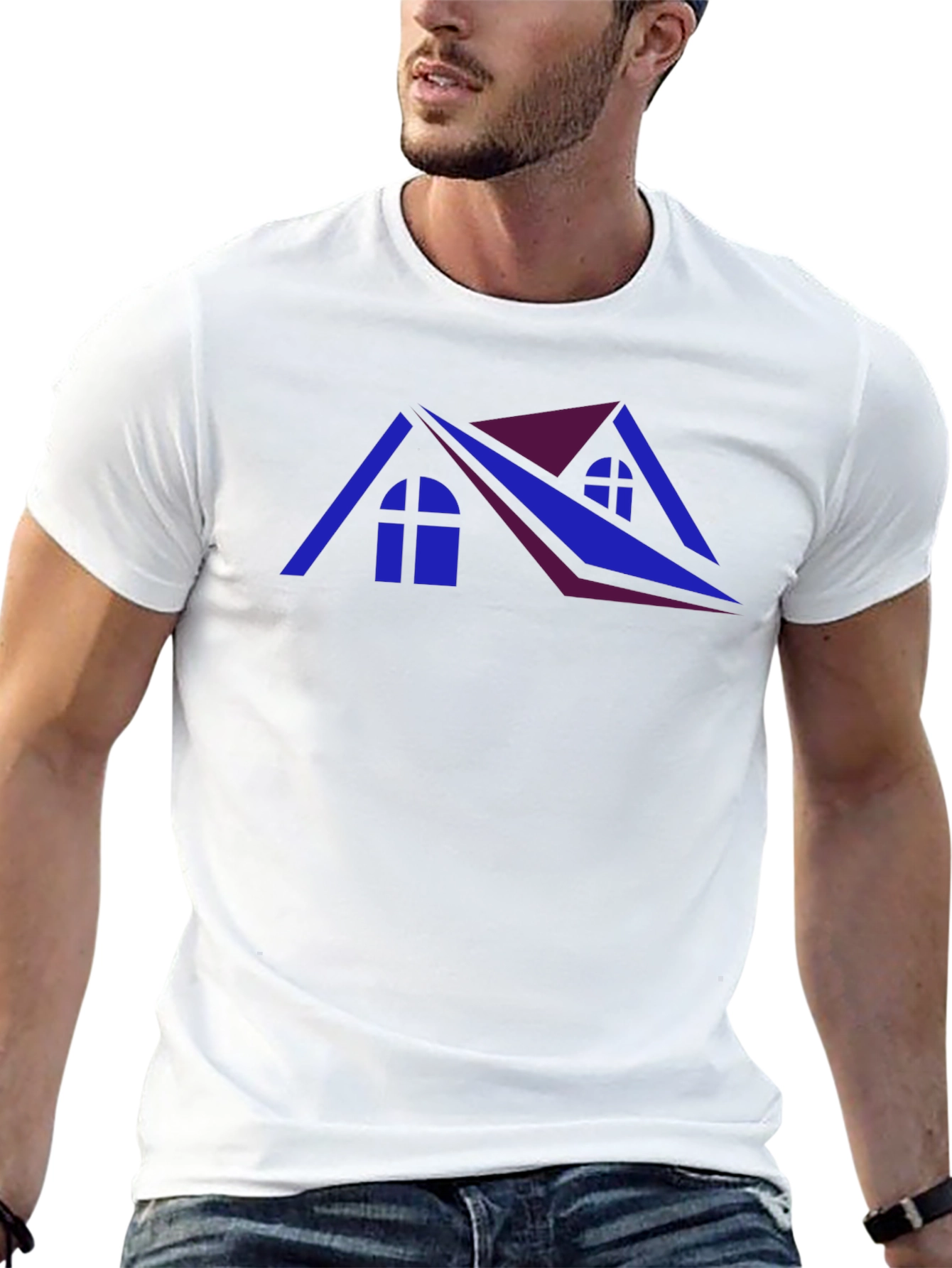 Modern Home Graphic T-Shirt - Urban Style