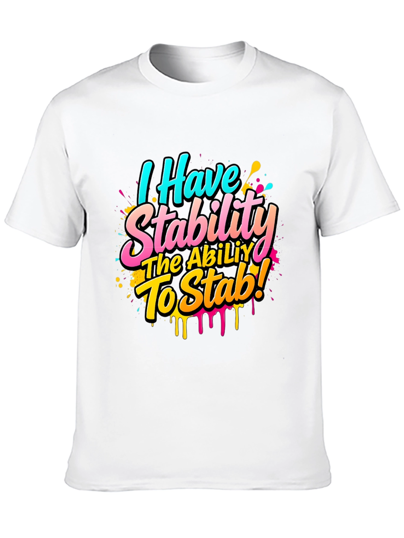 Funny Stability Stab T-Shirt