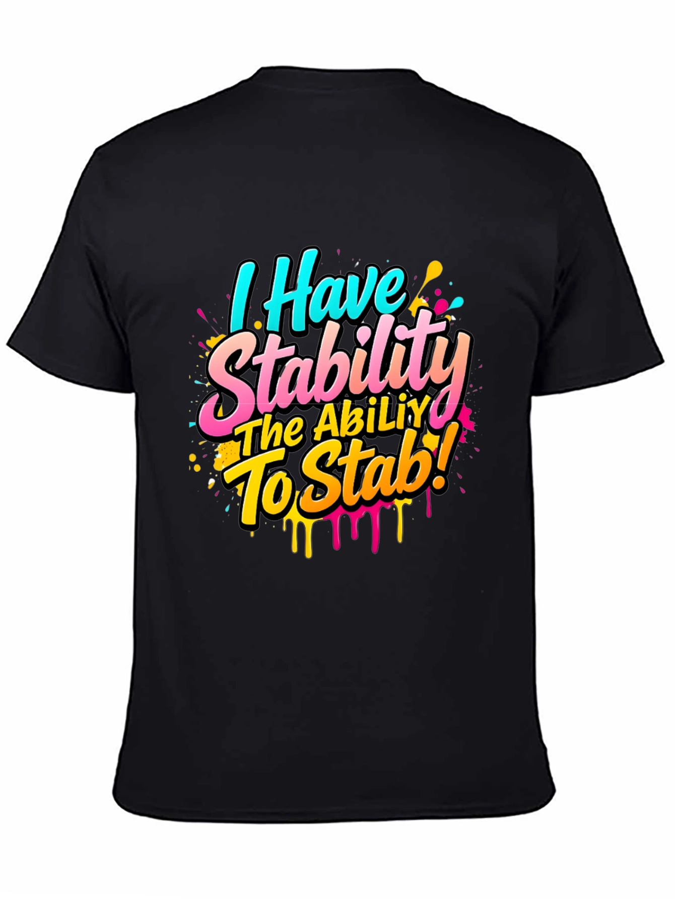 Funny Stability Stab T-Shirt
