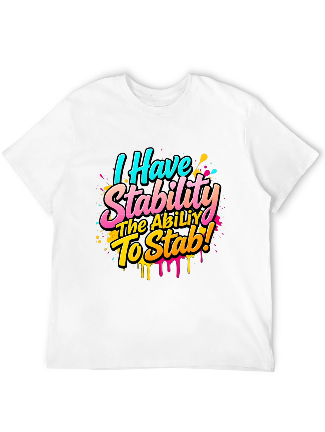 Funny Stability Stab T-Shirt