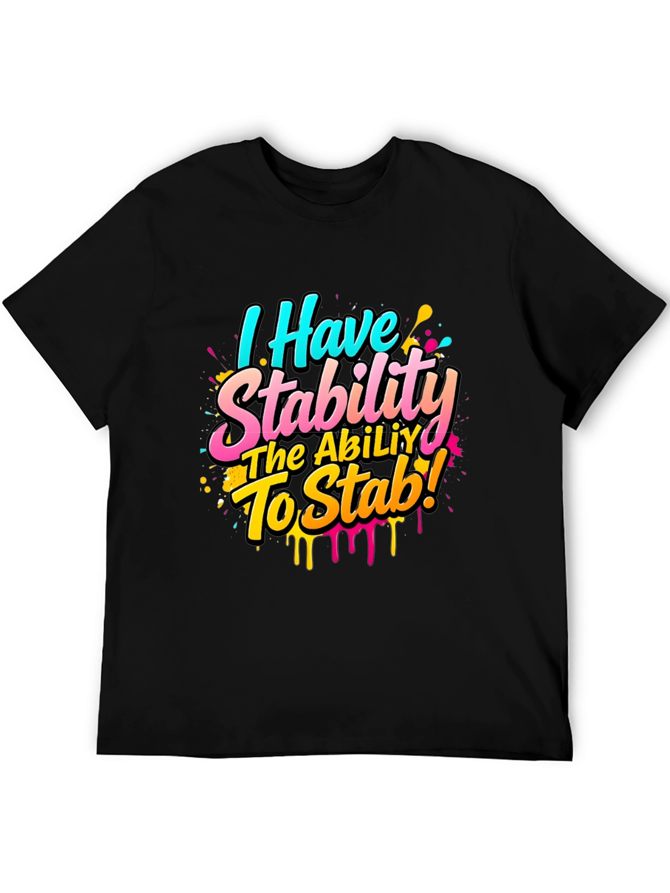 Funny Stability Stab T-Shirt