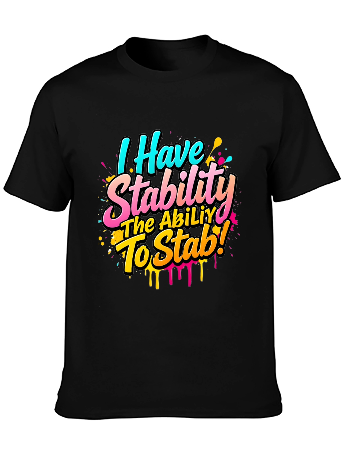 Funny Stability Stab T-Shirt