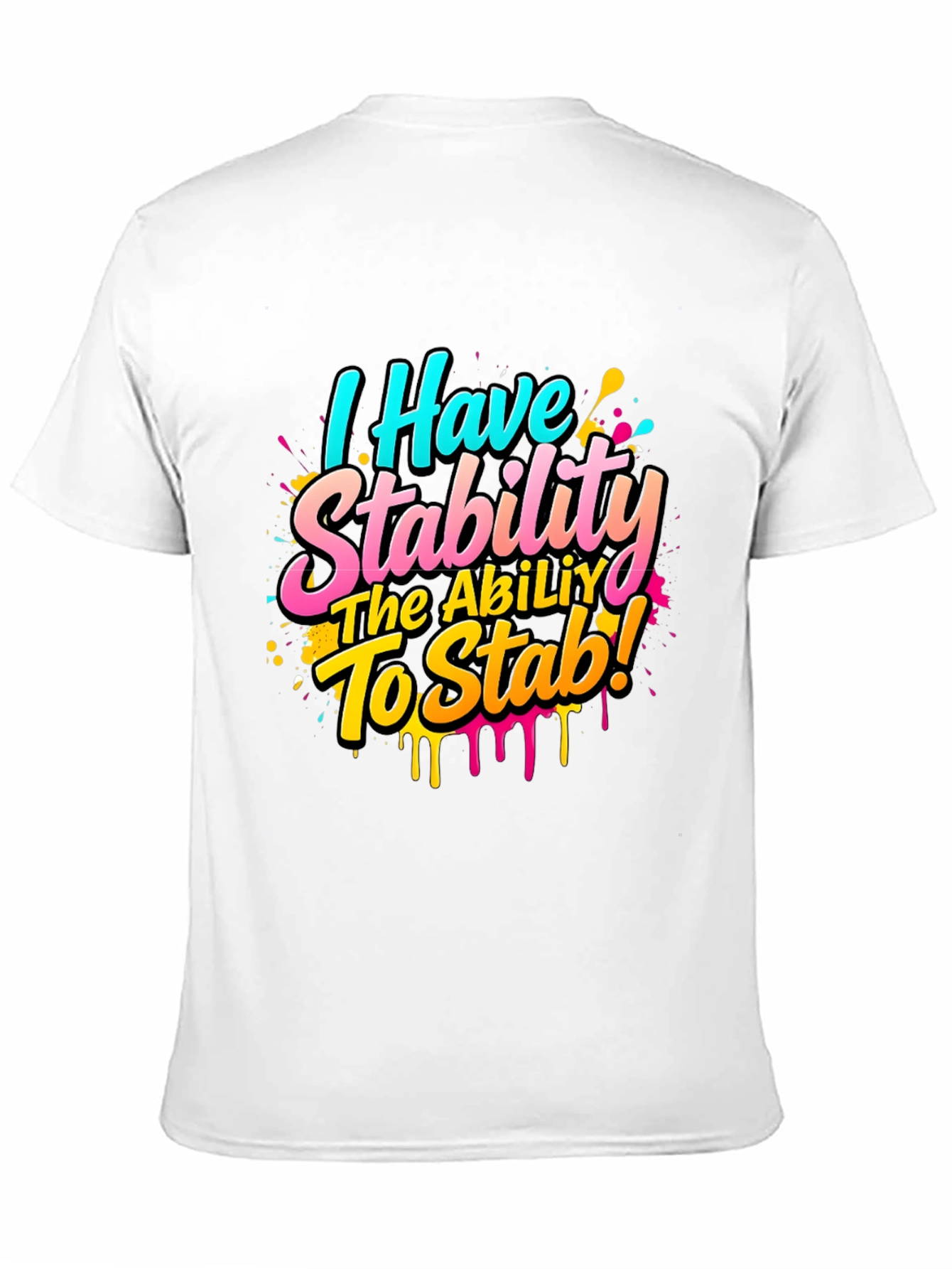 Funny Stability Stab T-Shirt