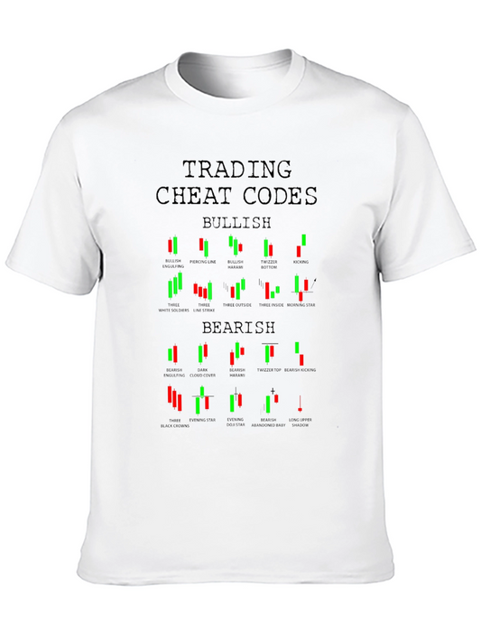 Trading Cheat Codes T-Shirt Bullish Bearish