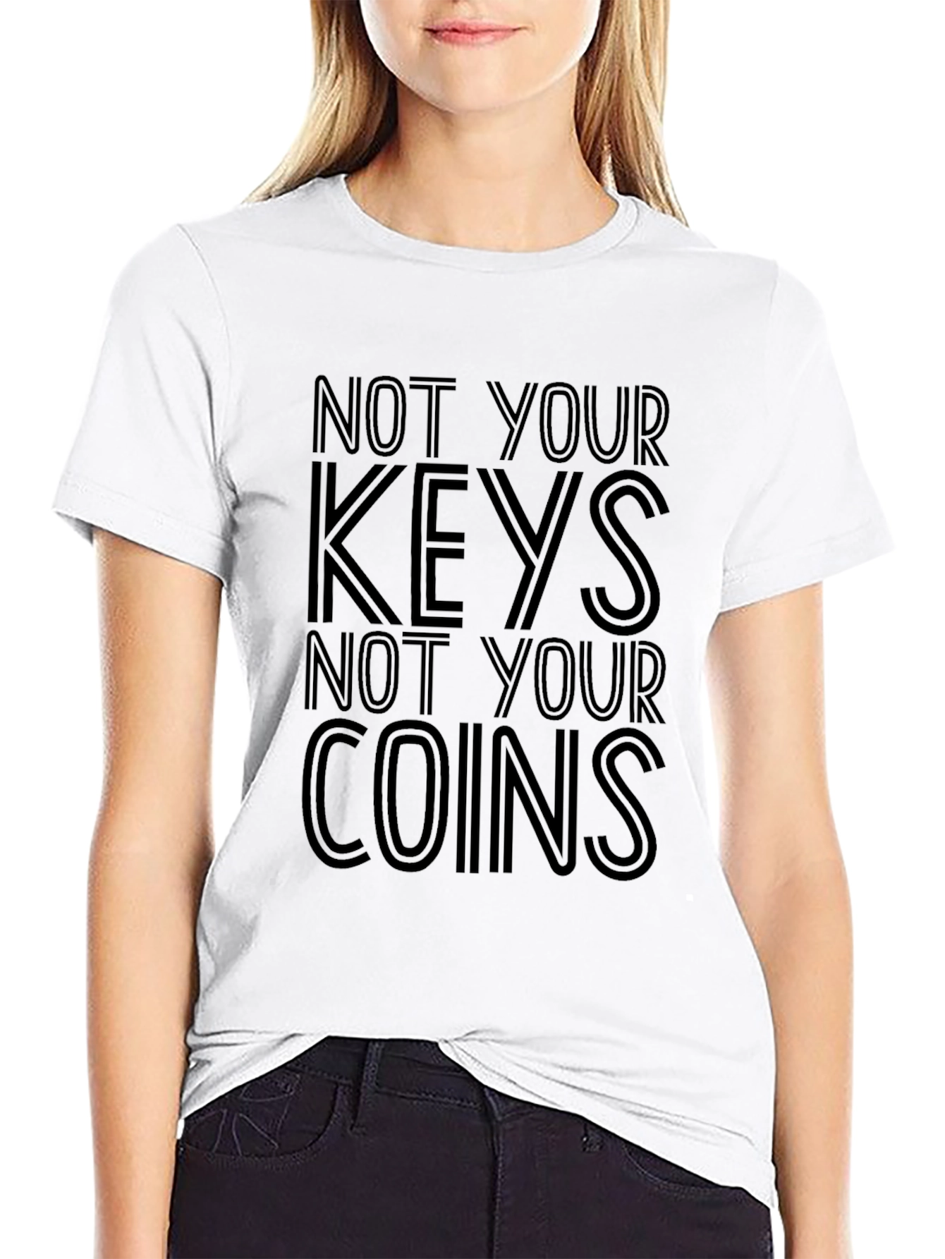 Not Your Keys Not Your Coins Crypto T-Shirt