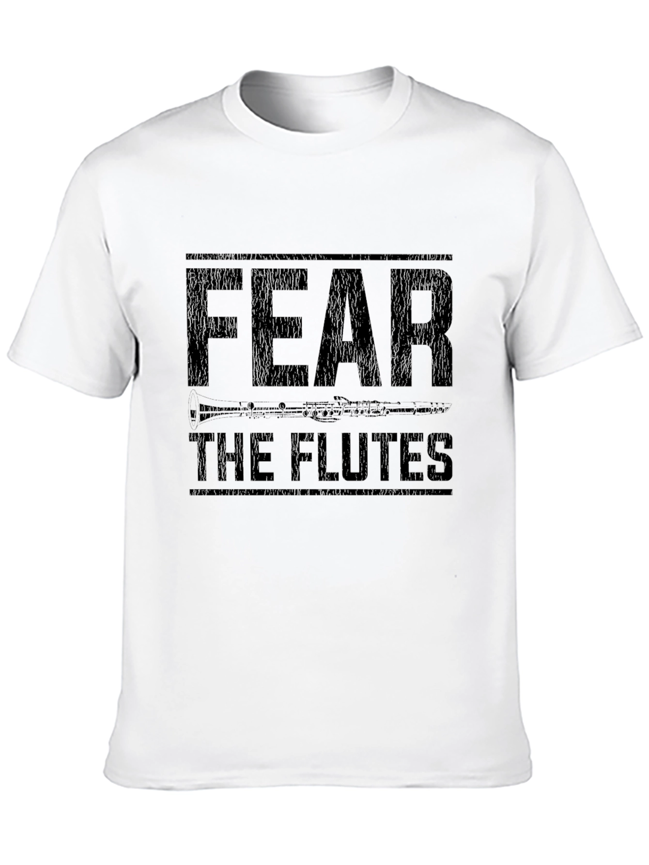 Fear the Flutes Funny Music T-Shirt
