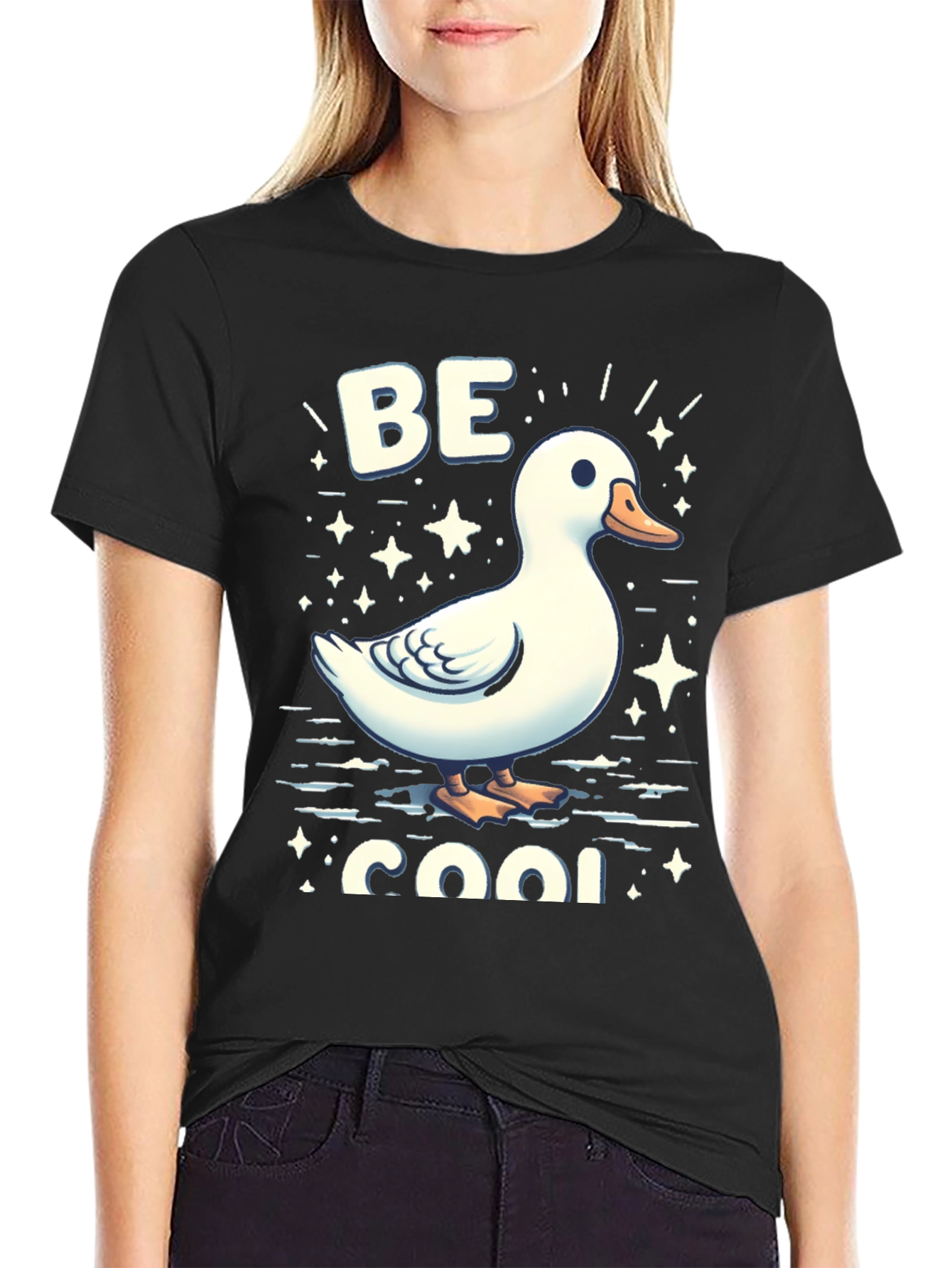 Be Cool Duck Graphic Tee