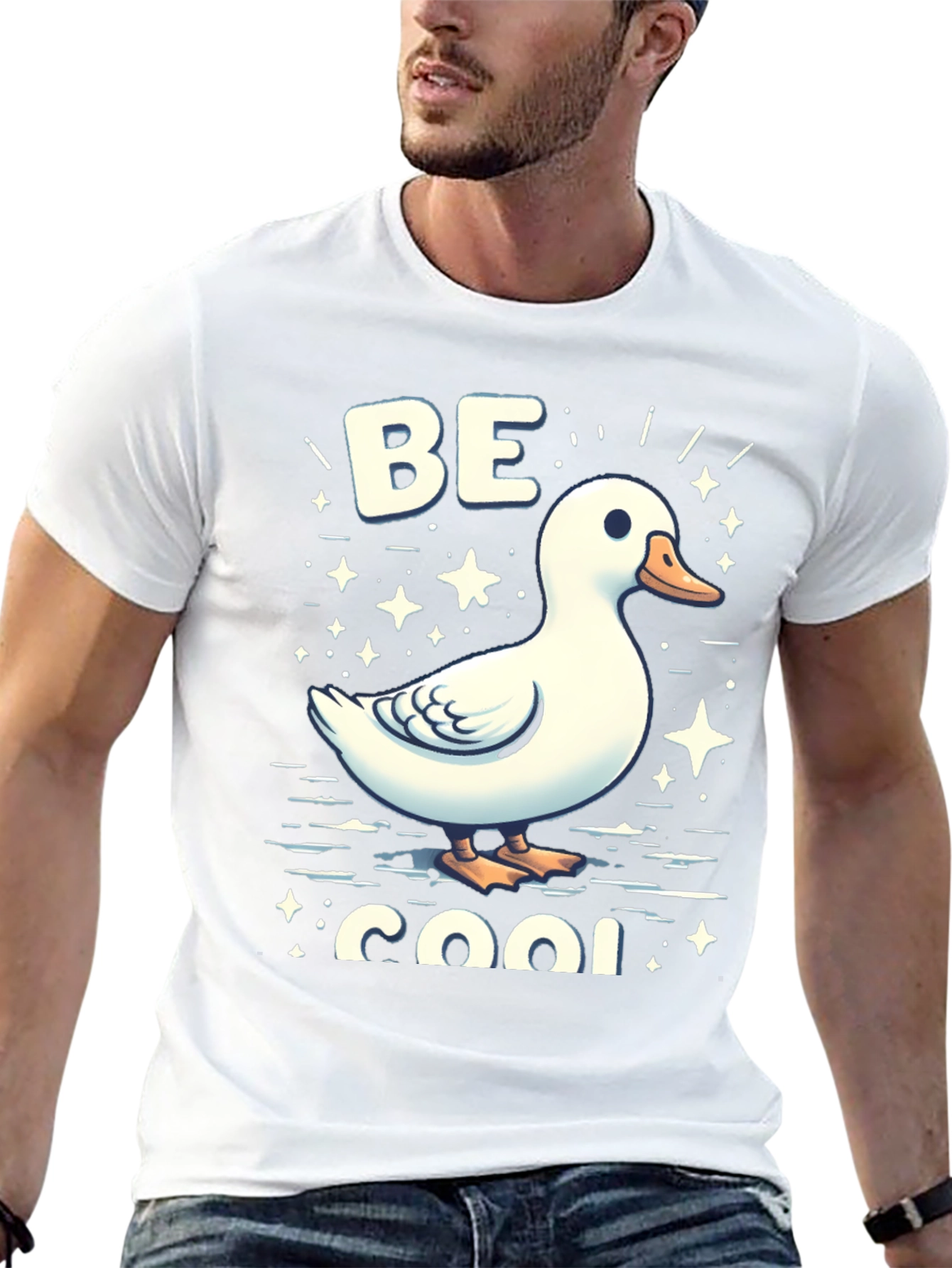 Be Cool Duck Graphic Tee