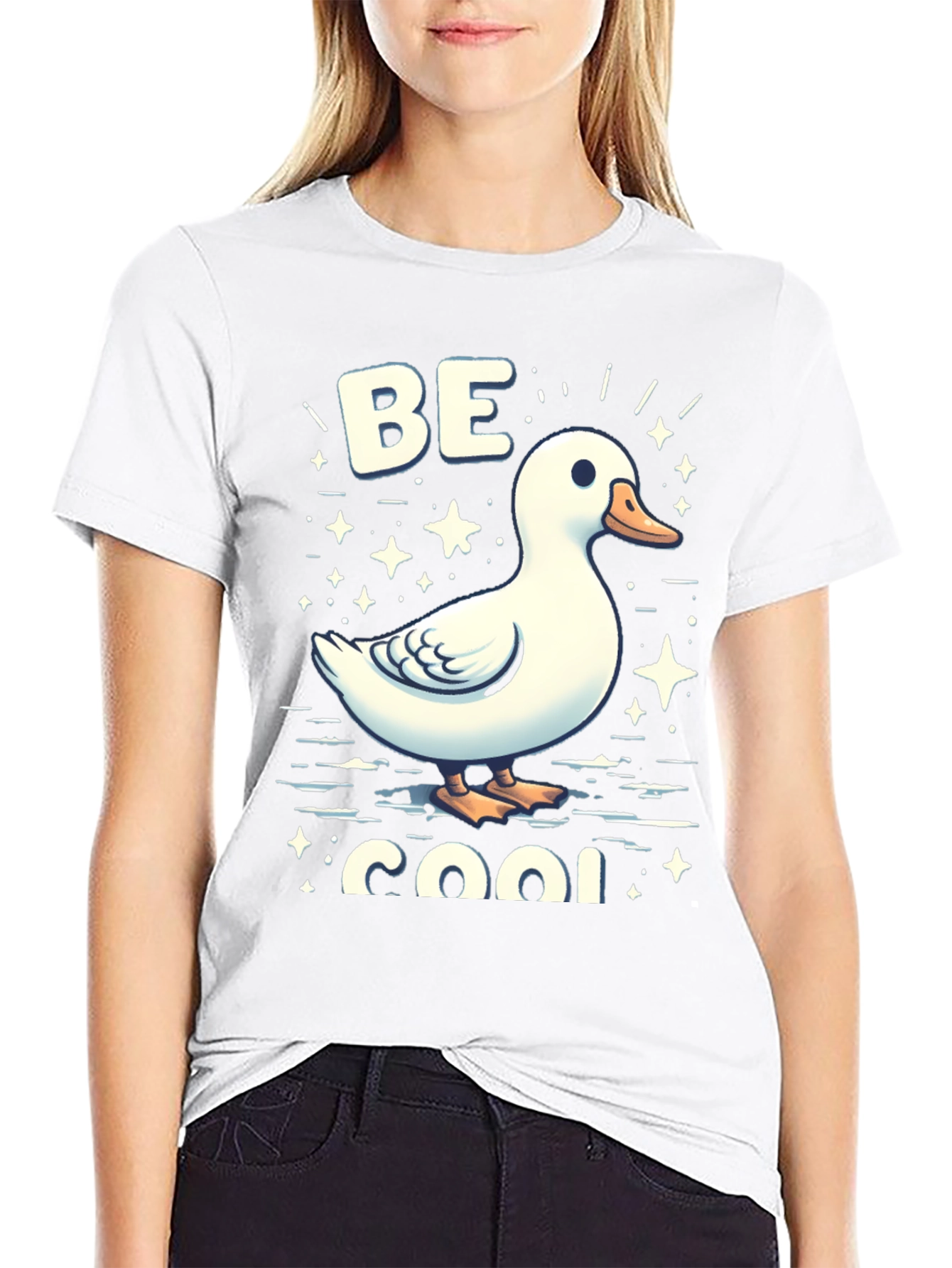 Be Cool Duck Graphic Tee