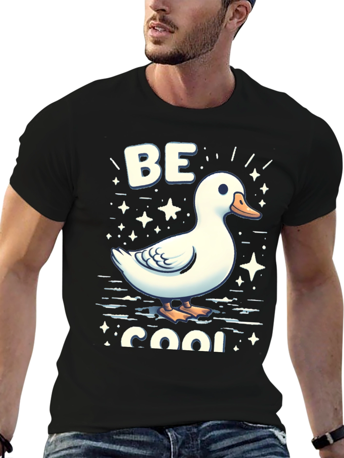 Be Cool Duck Graphic Tee