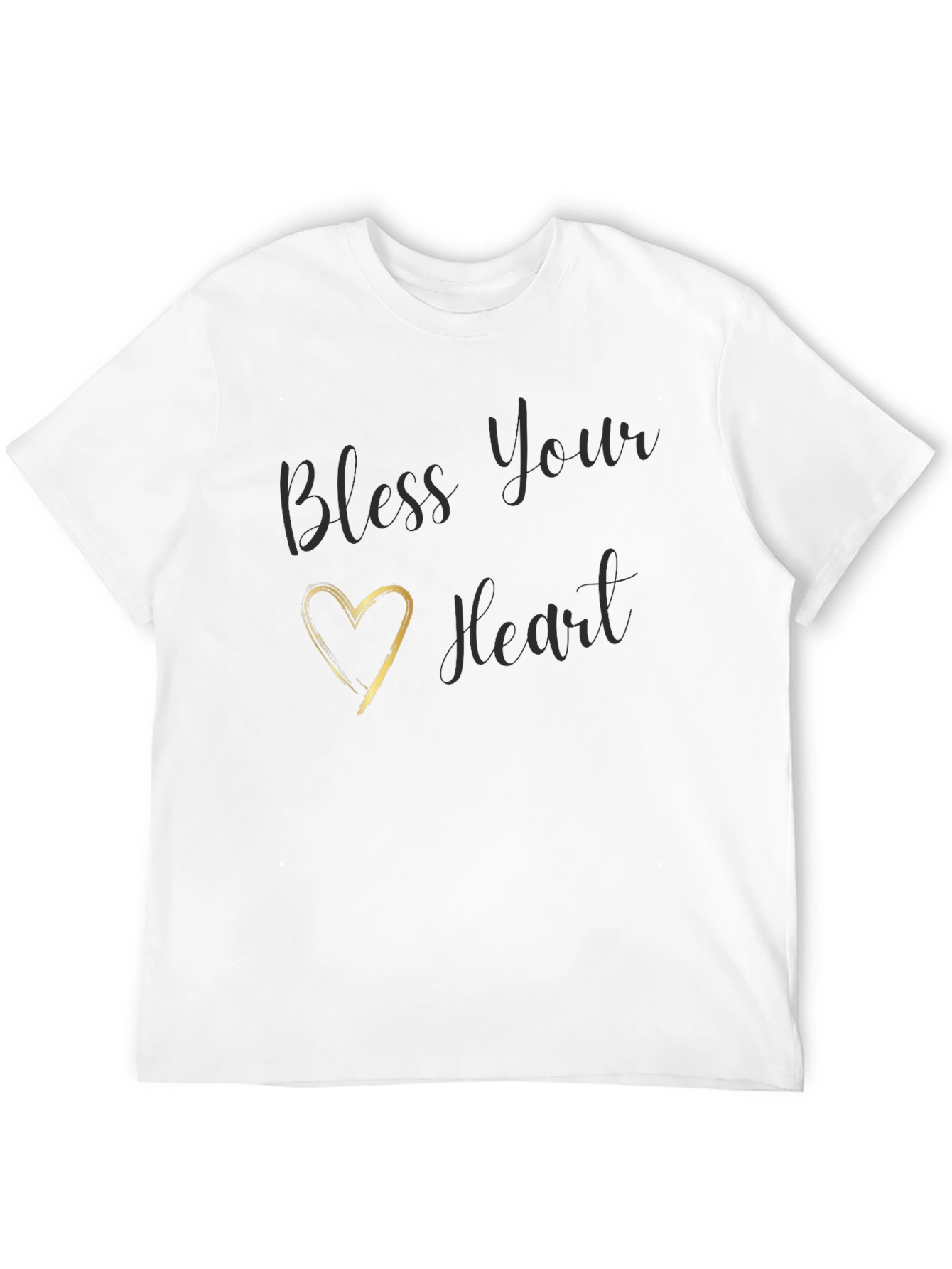 Bless Your Heart Black Graphic Tee