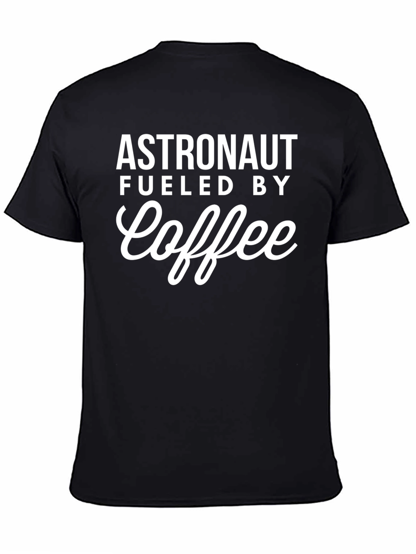 Astronaut Fueled By Coffee Graphic Tee