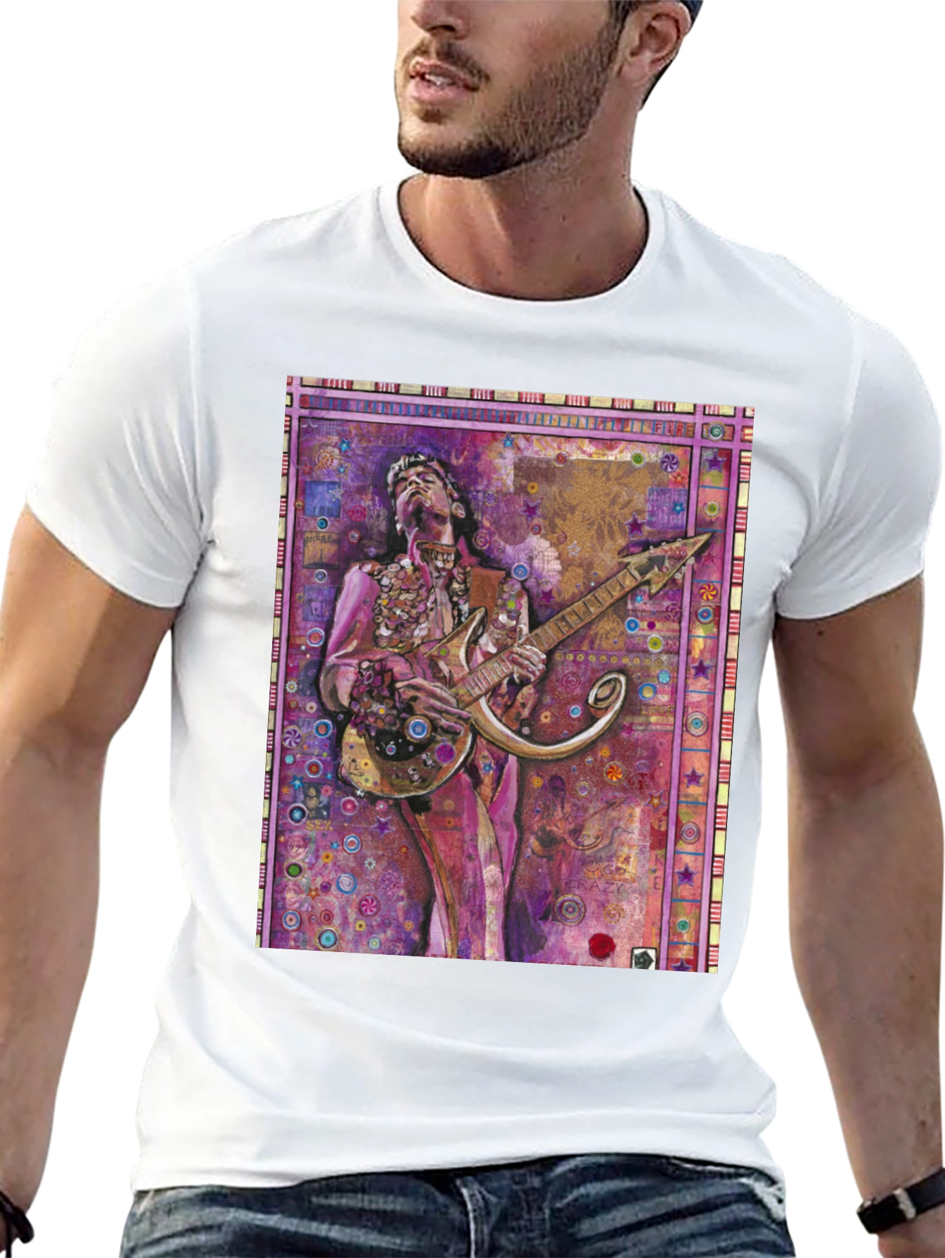 Prince Guitar Graphic T-Shirt