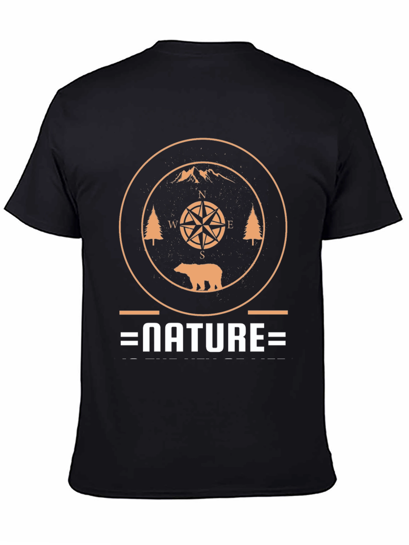 Nature Compass Graphic T-Shirt - Adventure Ready