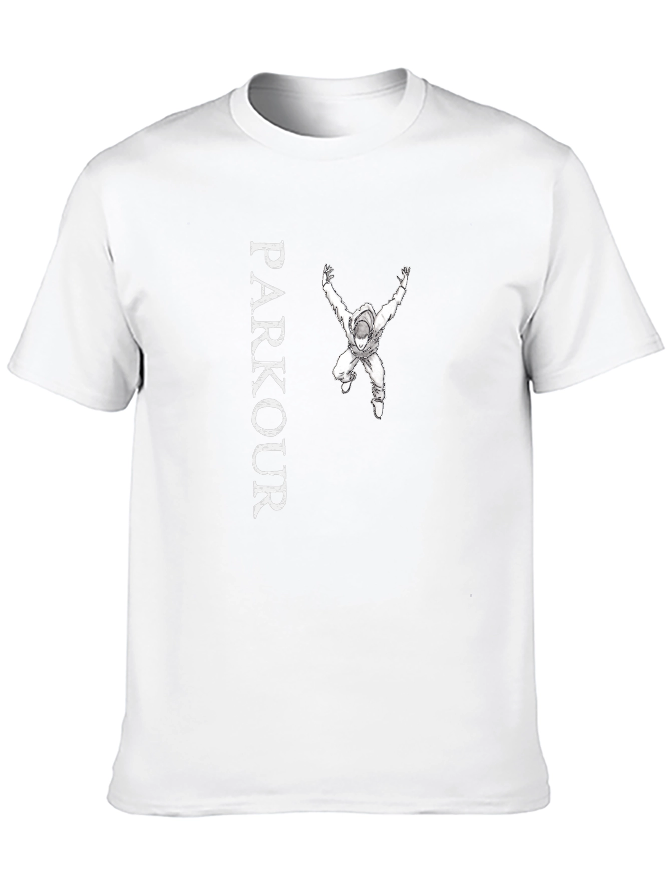 Parkour Graphic Tee - Black