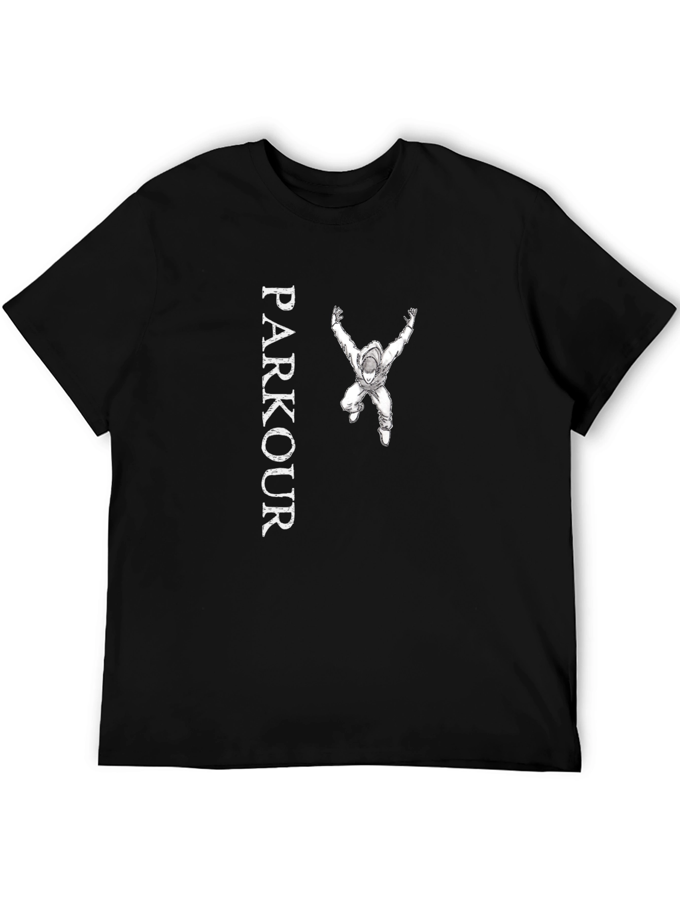 Parkour Graphic Tee - Black