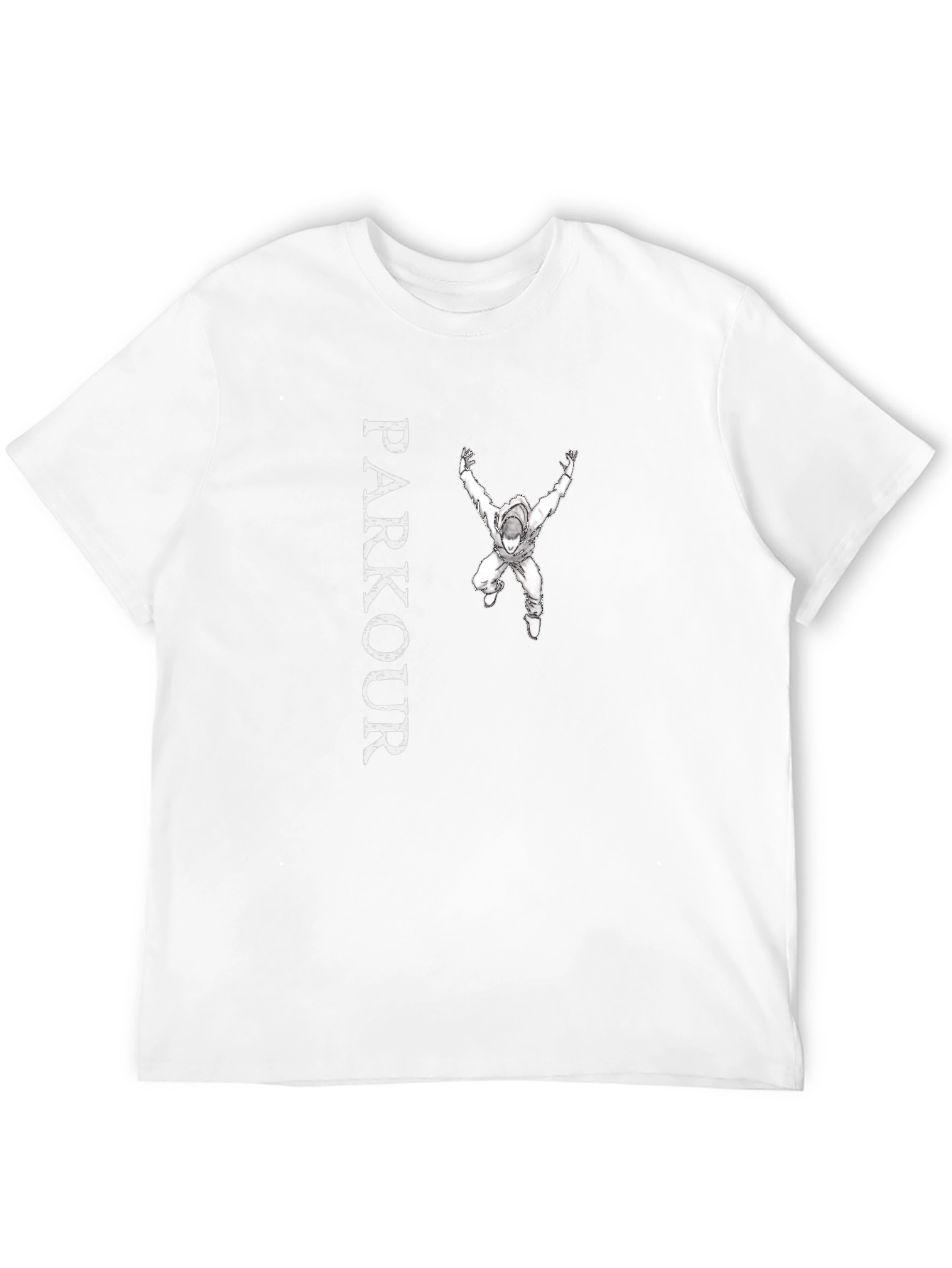 Parkour Graphic Tee - Black