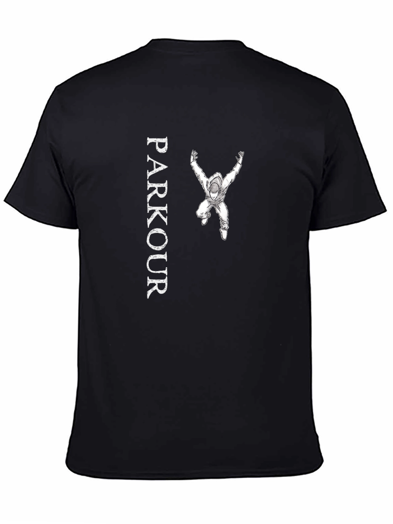 Parkour Graphic Tee - Black