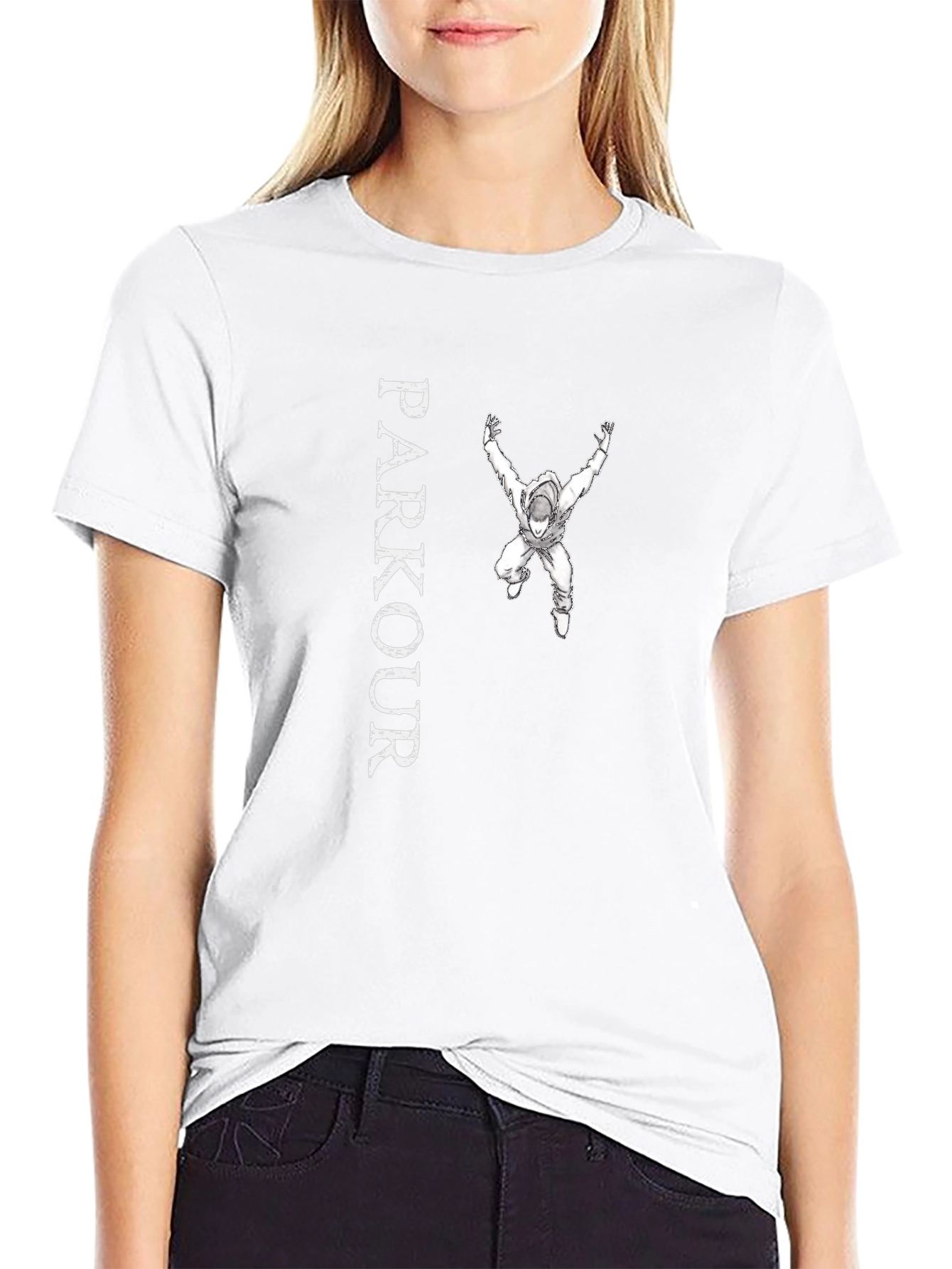 Parkour Graphic Tee - Black